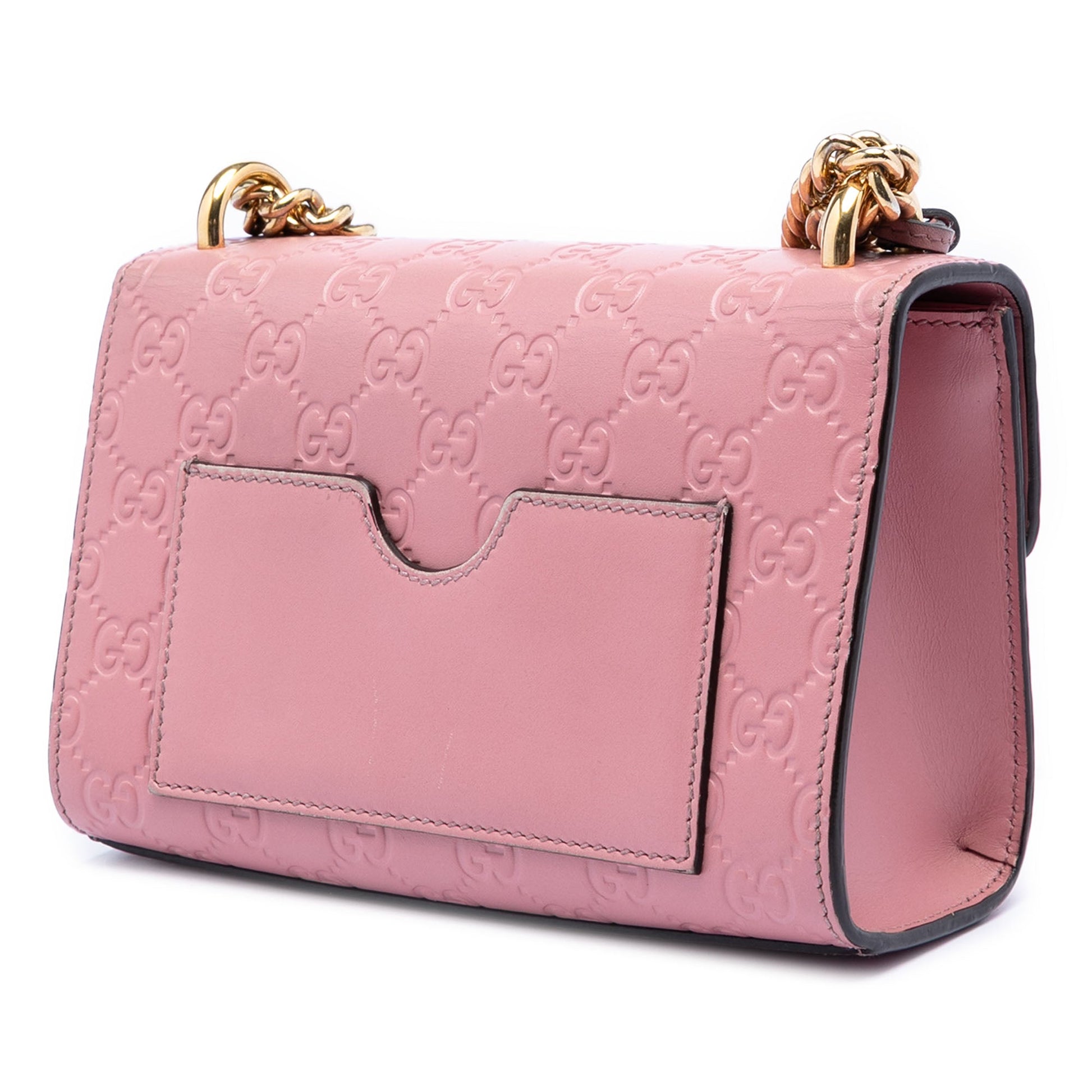 Gucci Small Guccissima Padlock Crossbody