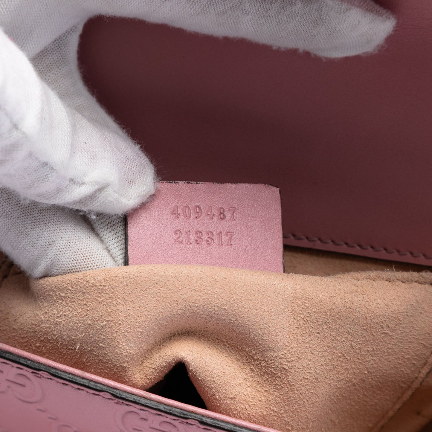 Gucci Small Guccissima Padlock Crossbody