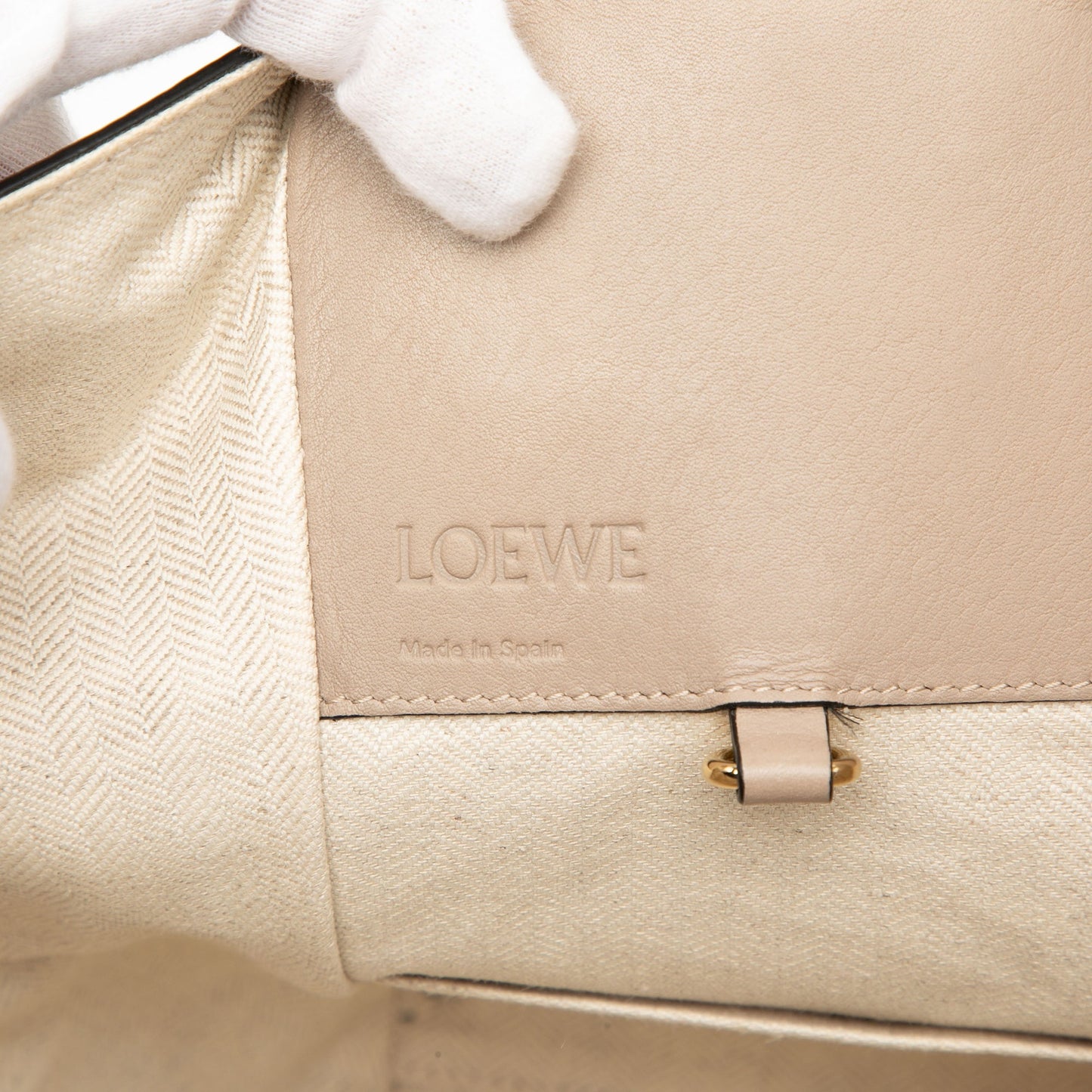 LOEWE Small Grained Calfskin Hammock Bag