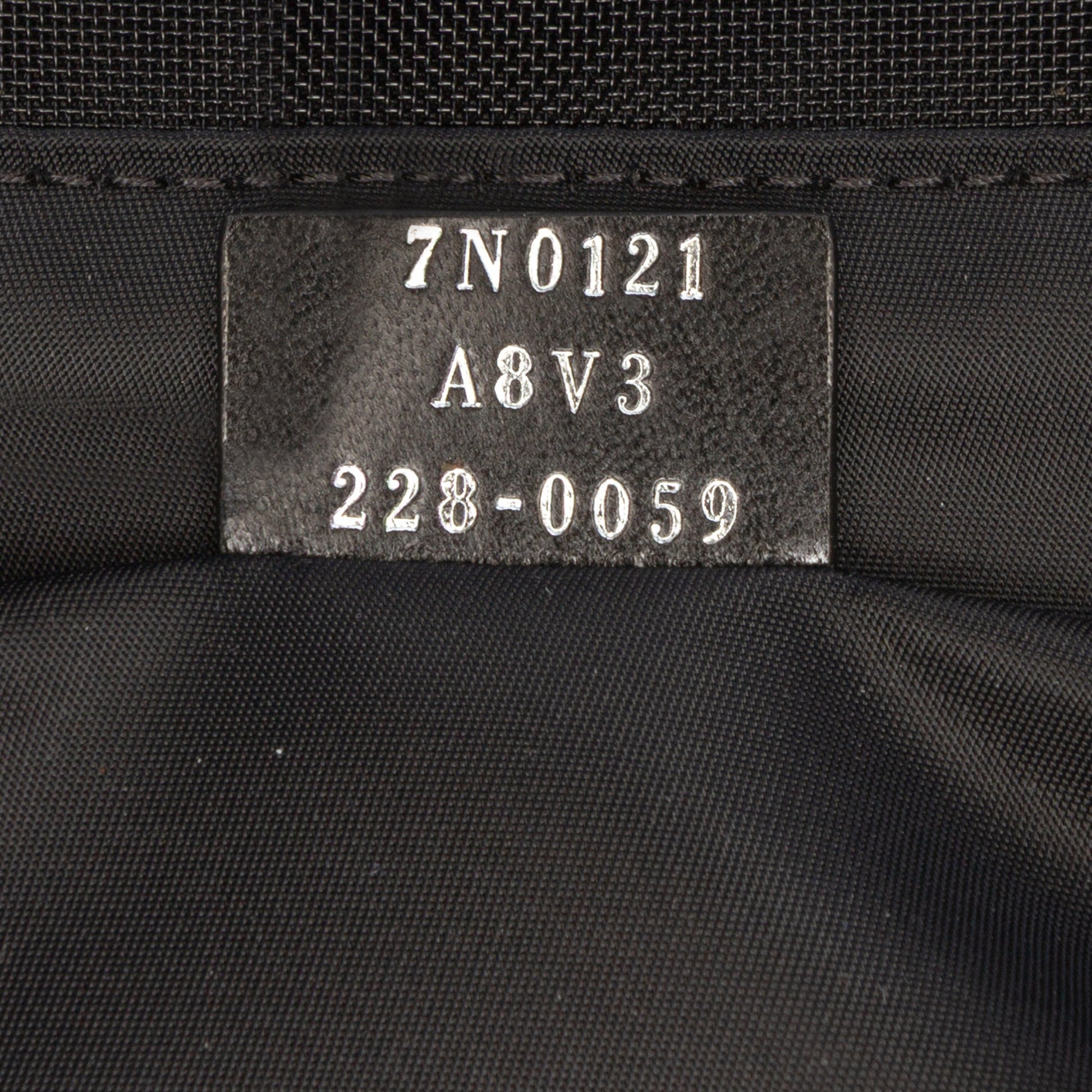Fendi Zucca Coated Canvas FF Travel Essential Case