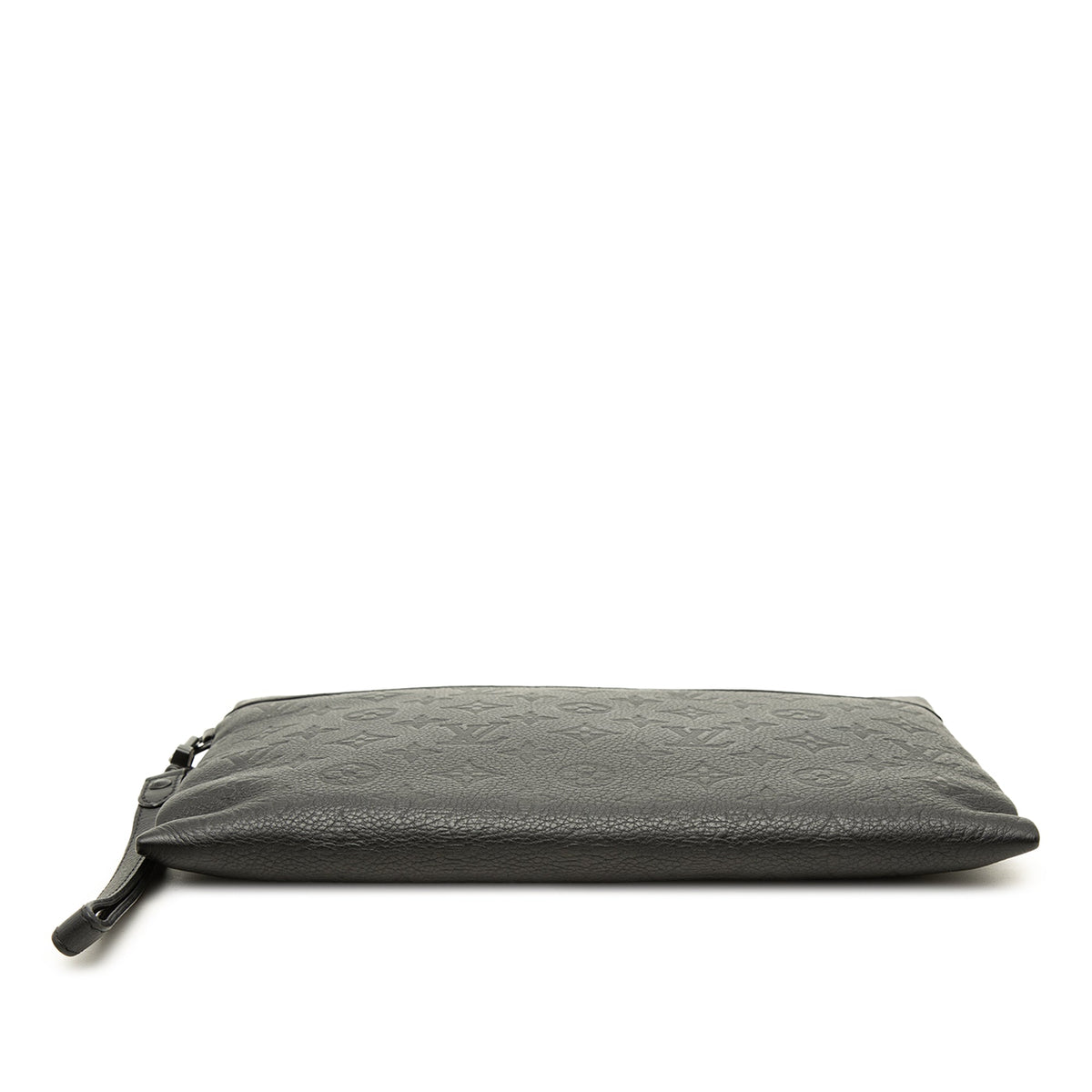 Louis Vuitton Monogram Shadow Pochette To Go — Black
