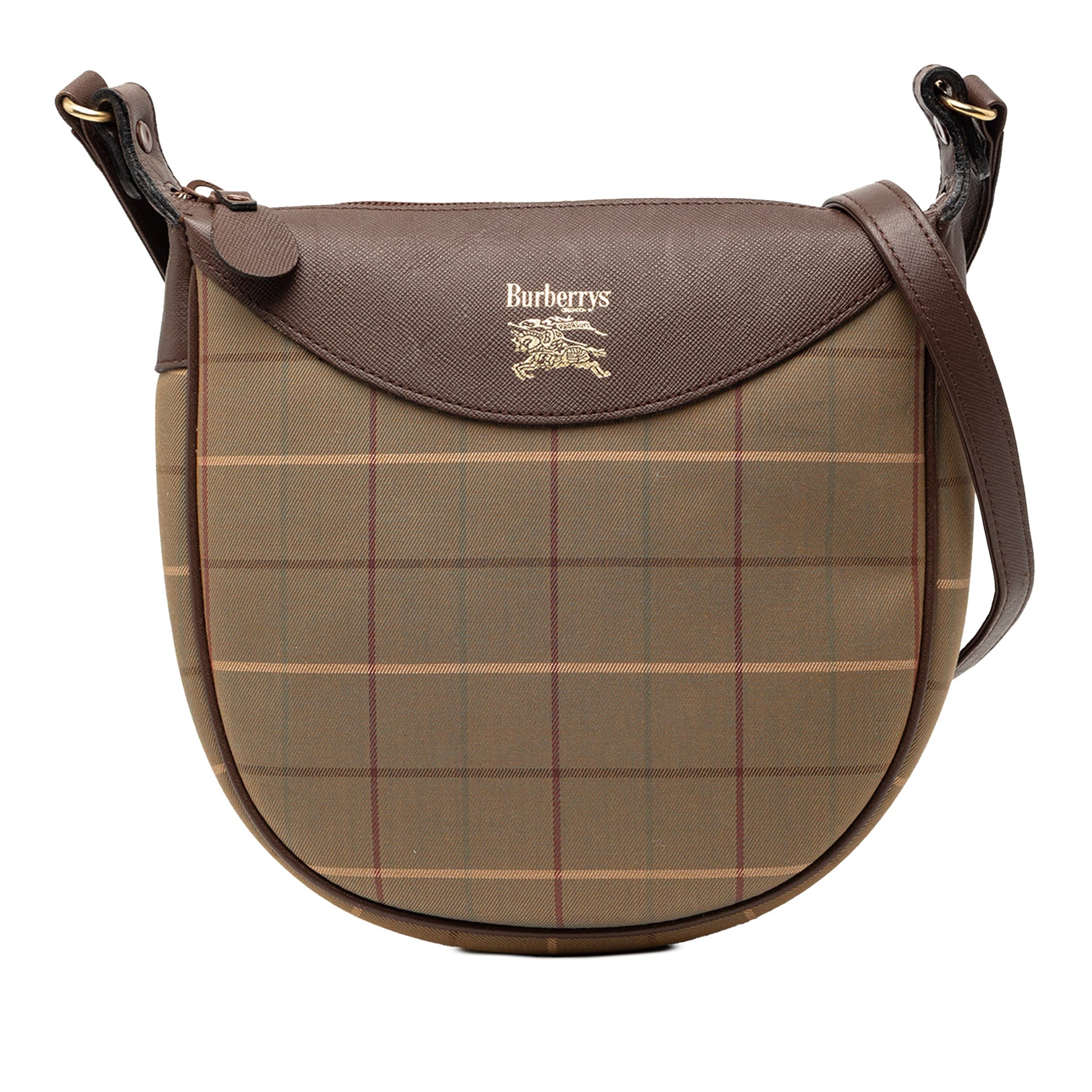 Burberry Vintage Check Canvas Crossbody