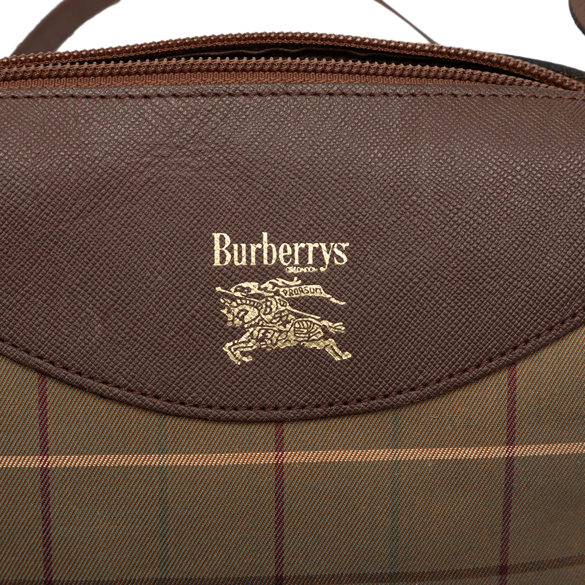 Burberry Vintage Check Canvas Crossbody
