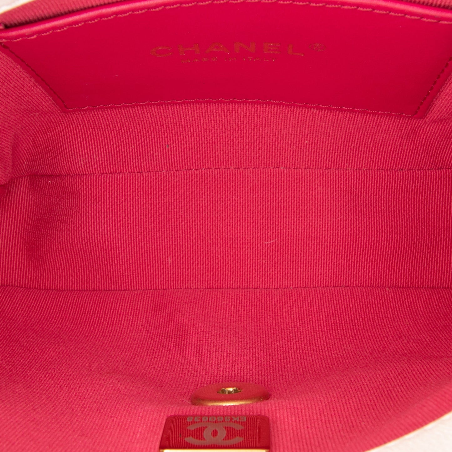 Chanel Mini Quilted Lambskin Acrylic Coco Love Flap