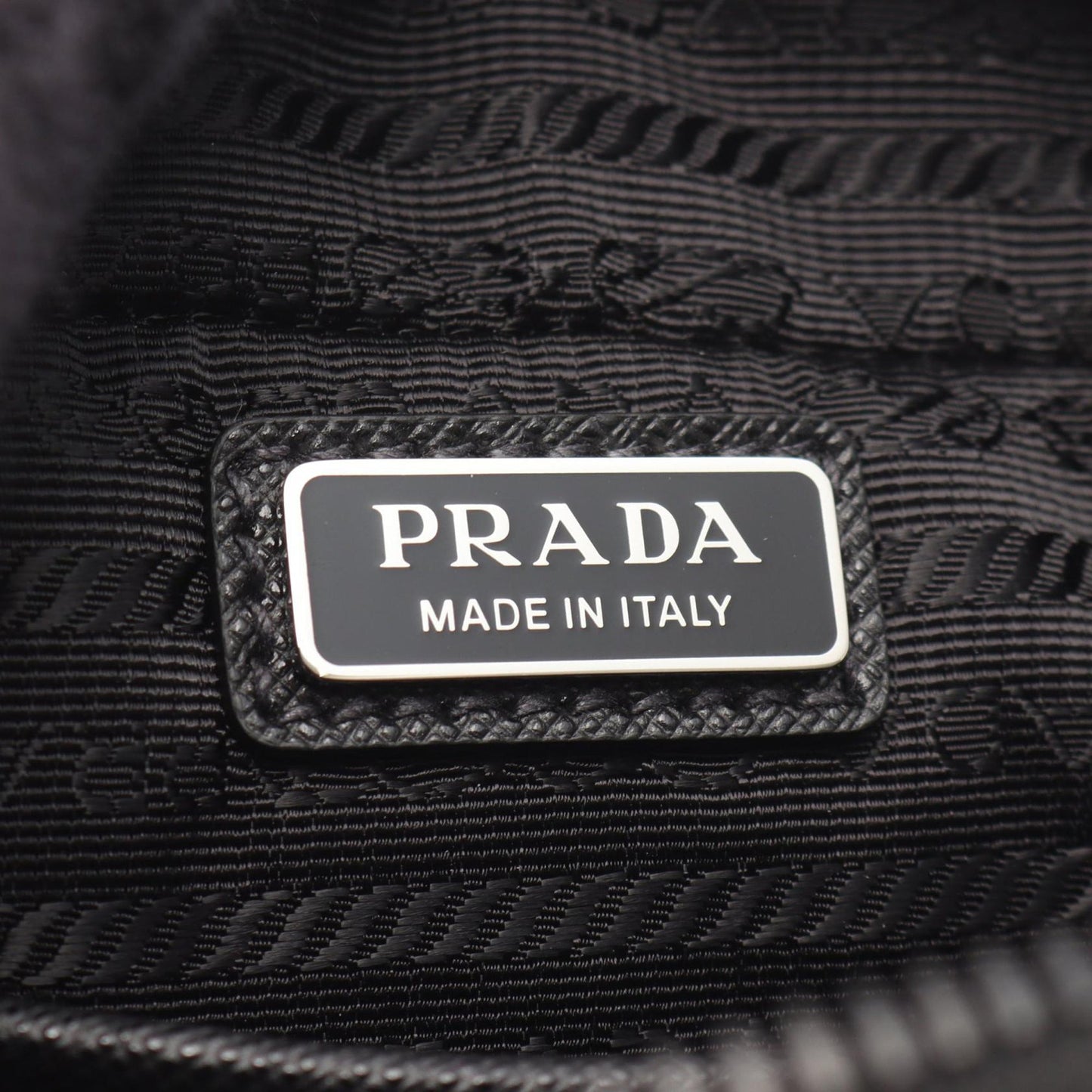 Prada Medium Saffiano Trimmed Re Nylon Brique Satchel