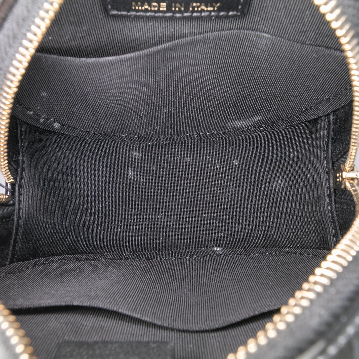 Chanel Quilted Patent Round As Earth Crossbody