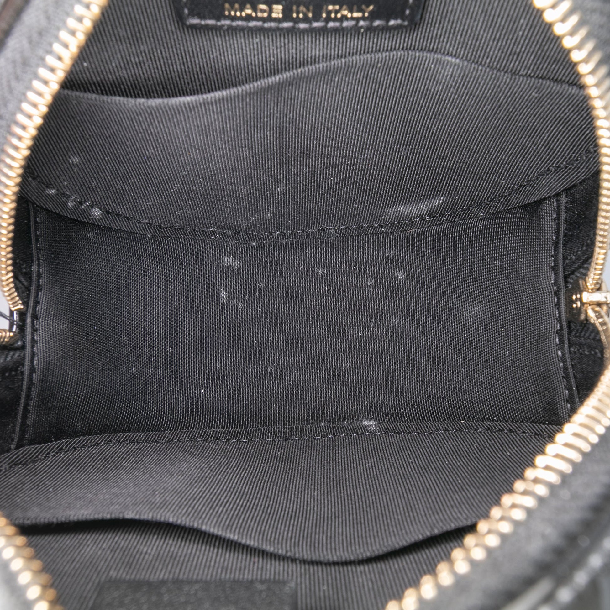 Chanel Quilted Patent Round As Earth Crossbody