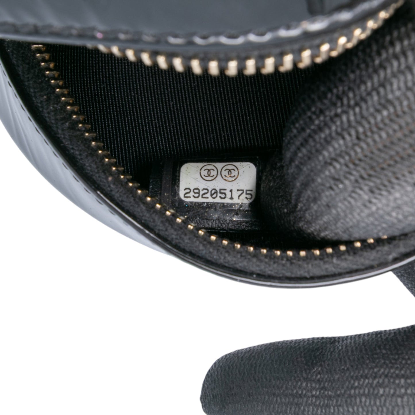 Chanel Quilted Patent Round As Earth Crossbody