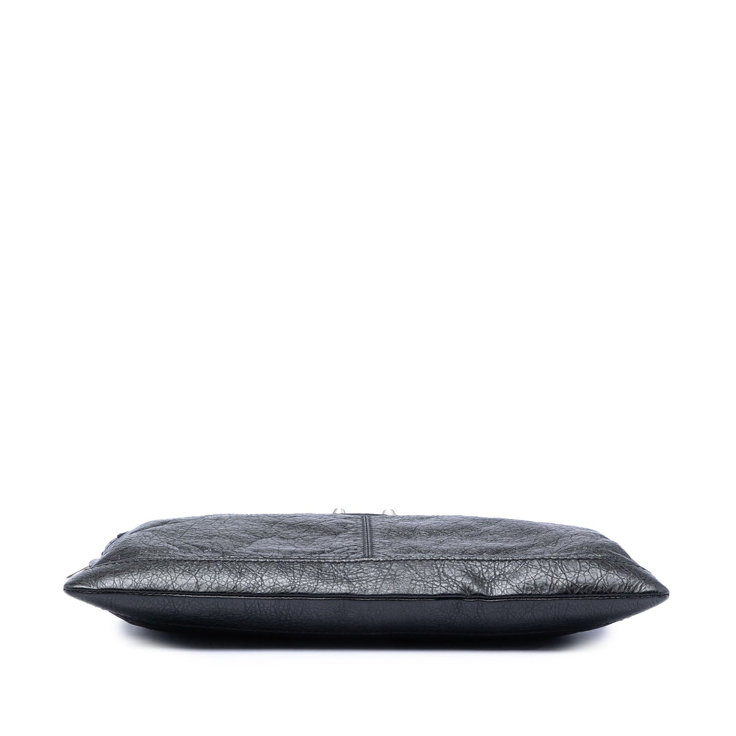 Balenciaga Lambskin Motocross Classic Clip M Clutch