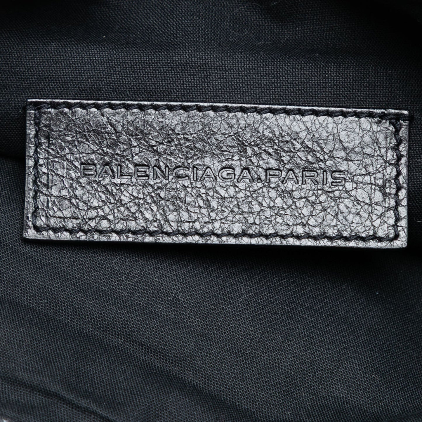 Balenciaga Lambskin Motocross Classic Clip M Clutch