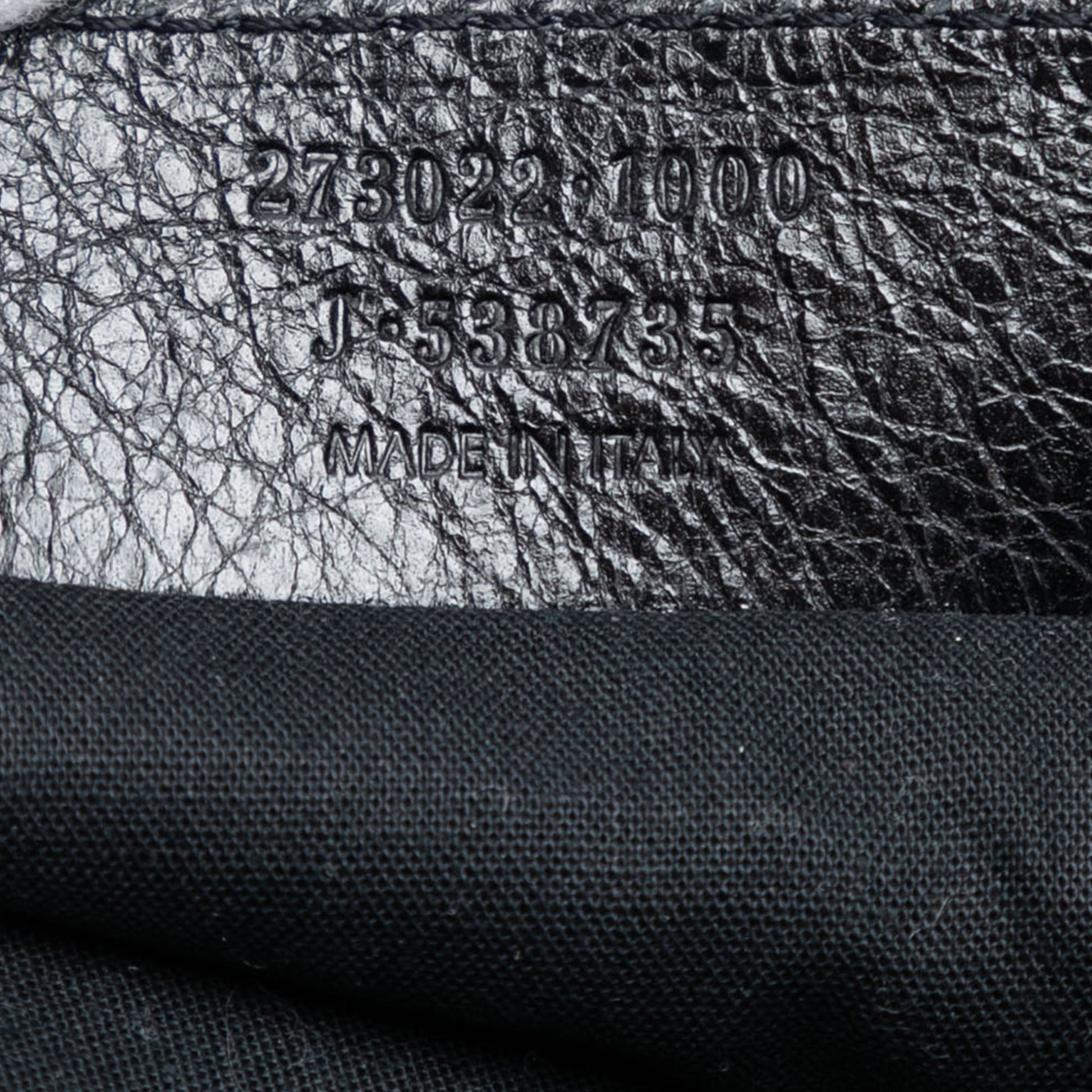 Balenciaga Lambskin Motocross Classic Clip M Clutch