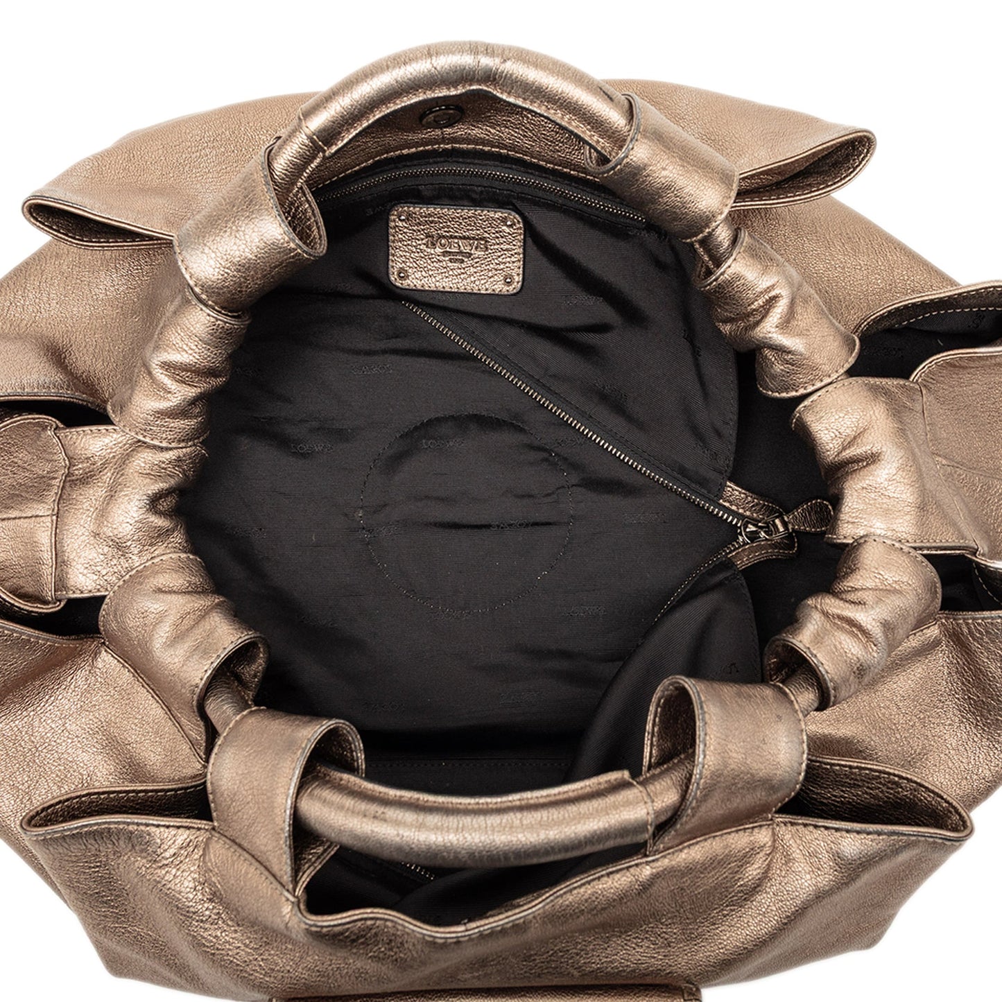 LOEWE Metallic Nappa Anagram Aire