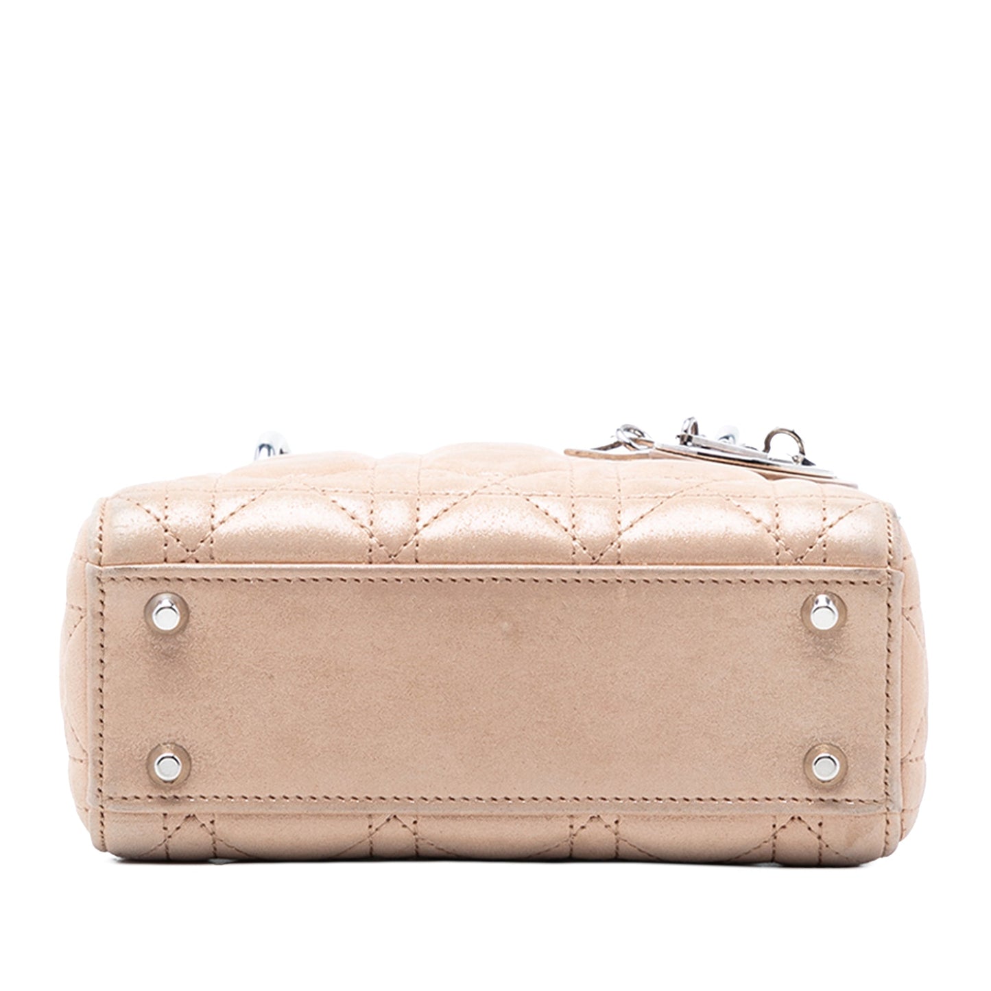 Dior Mini Iridescent Lambskin Cannage Lady Dior