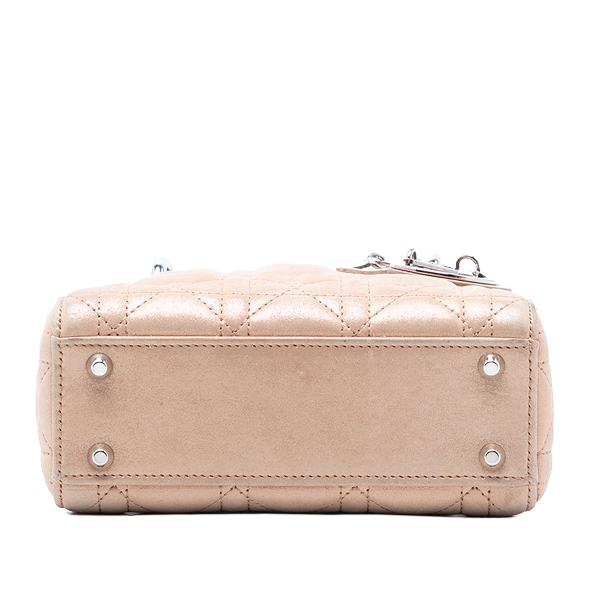 Dior Mini Iridescent Lambskin Cannage Lady Dior