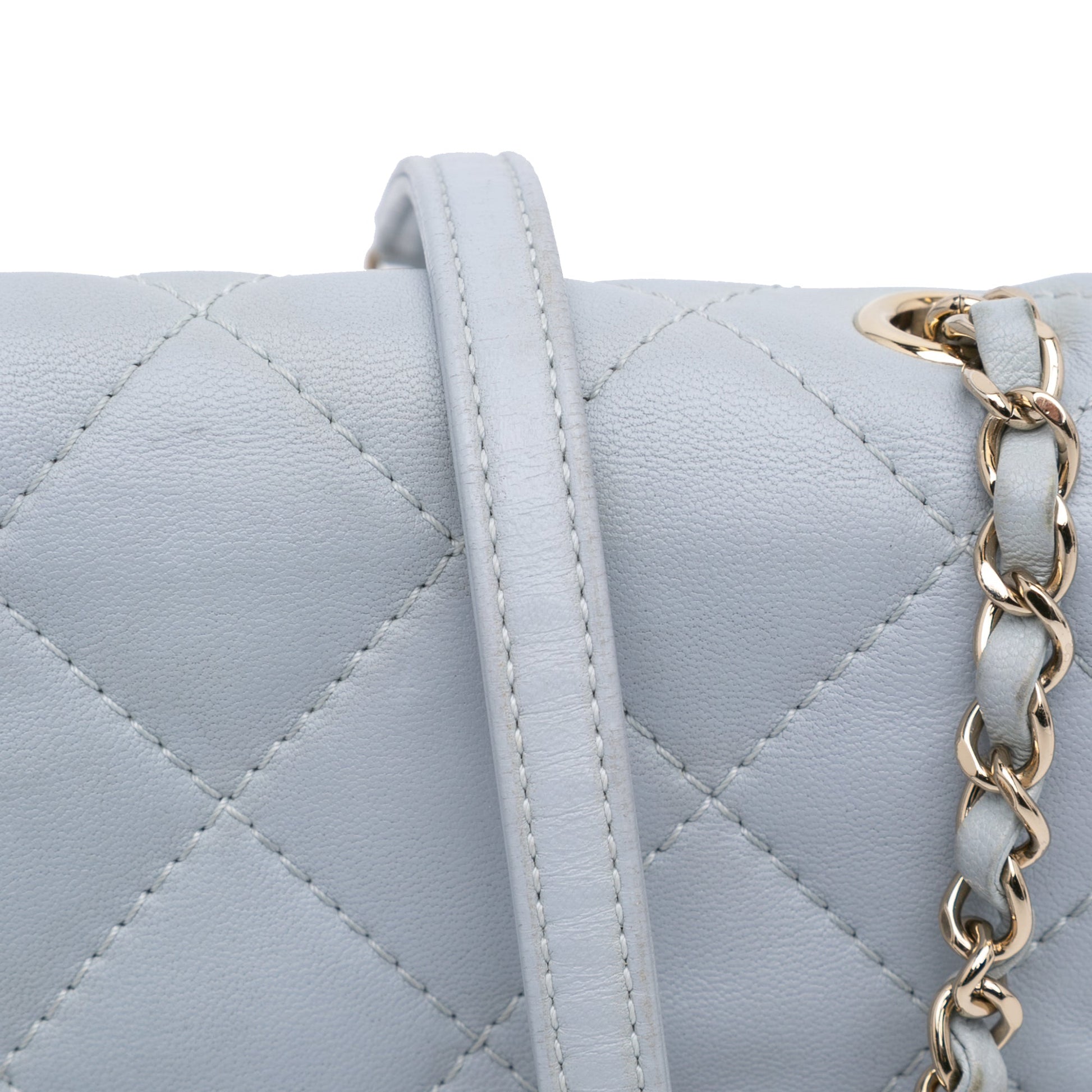 Chanel Mini Calfskin Chain Around Flap
