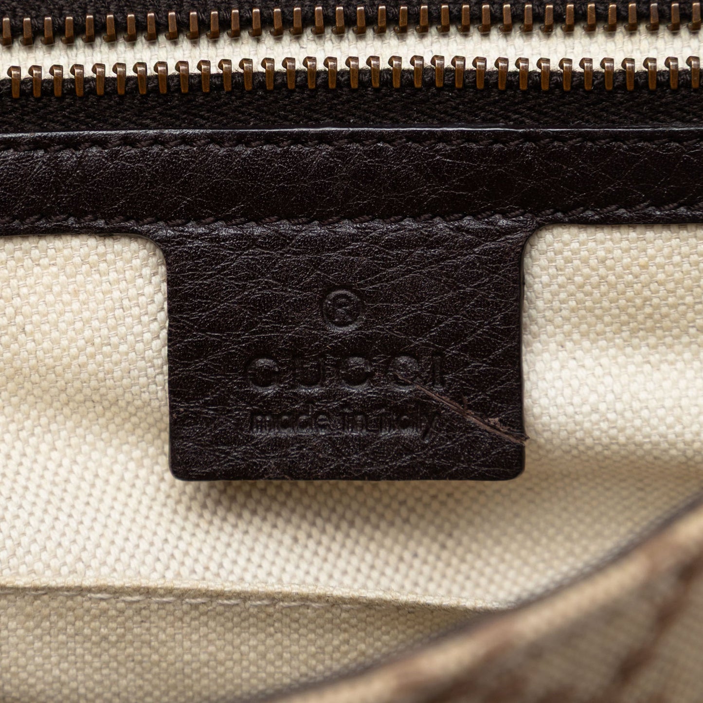 Diamante Canvas 1973 Shoulder Bag
