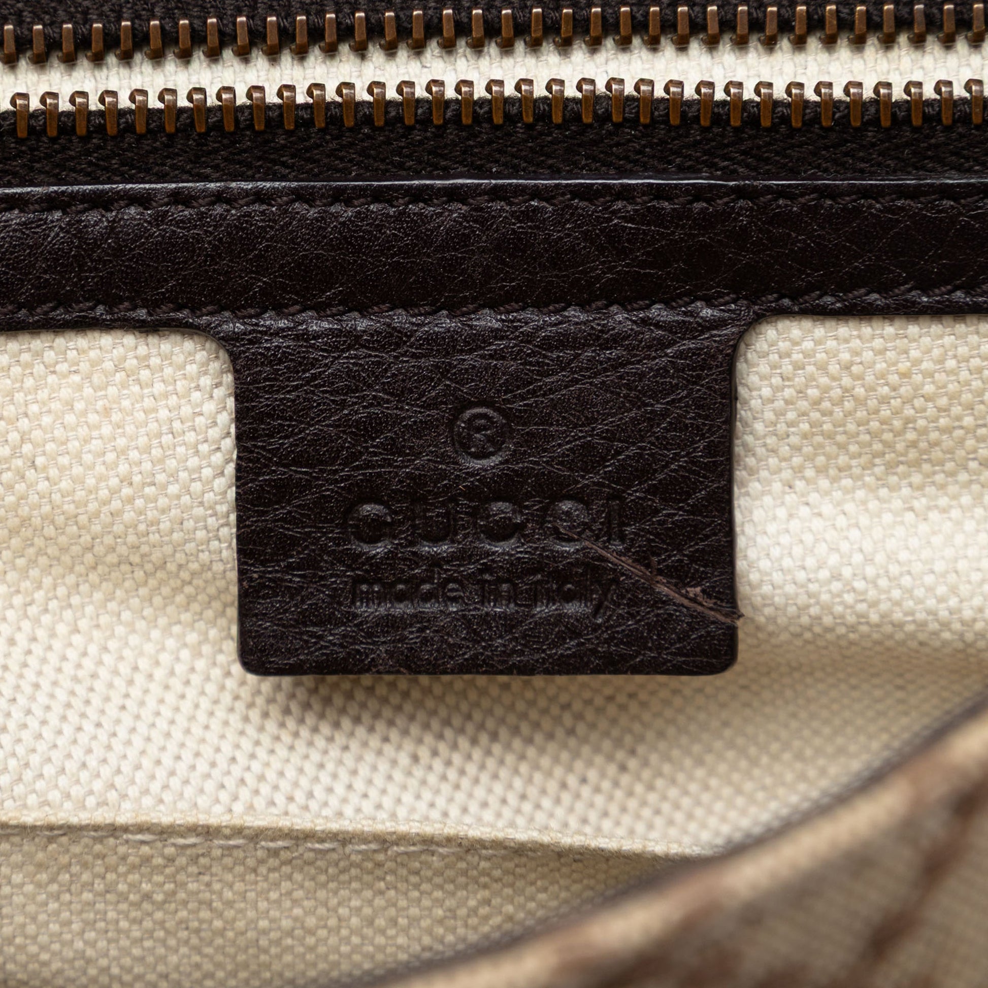 Diamante Canvas 1973 Shoulder Bag