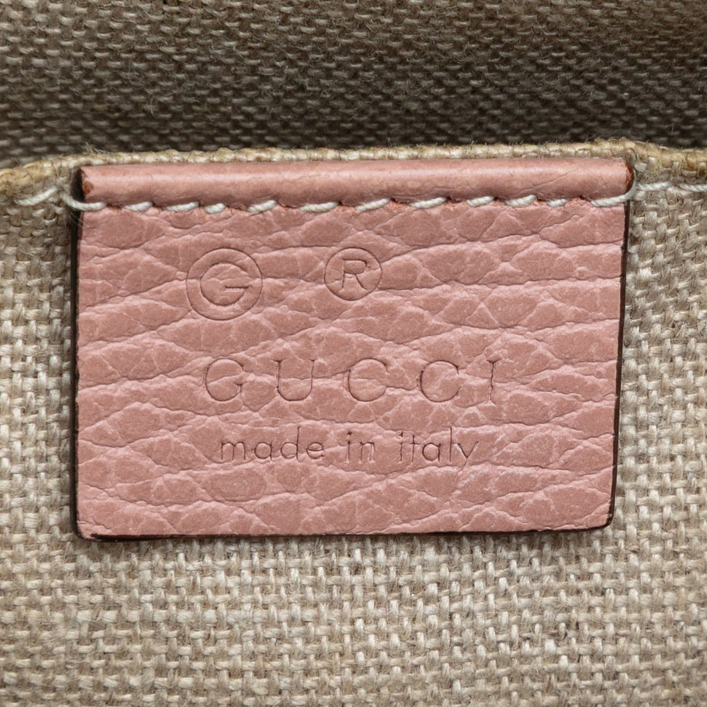 Gucci Mini Leather GG Charm Dome Satchel