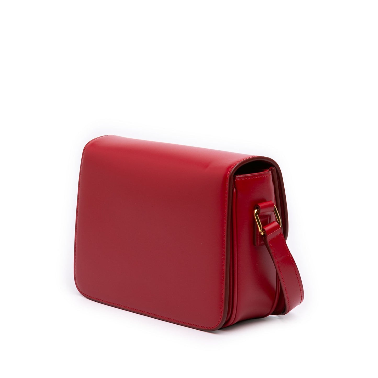 Celine Teen Shiny Calfskin Triomphe Crossbody