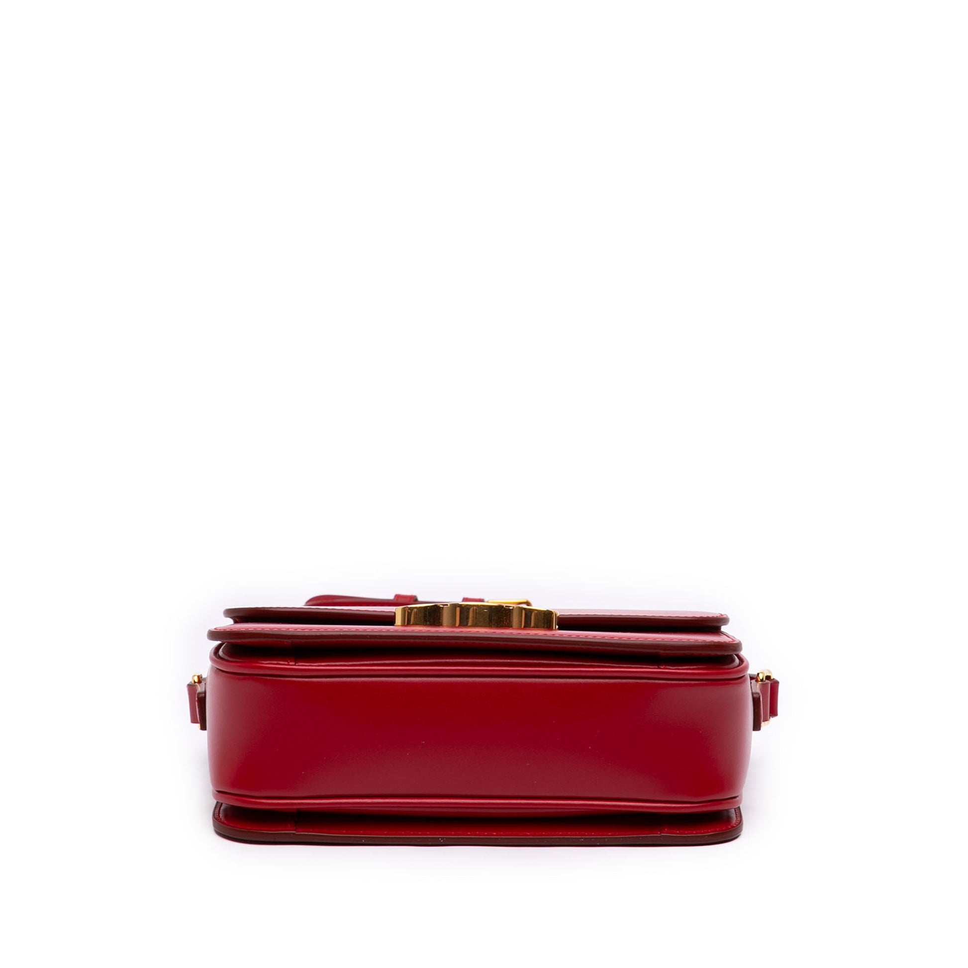 Celine Teen Shiny Calfskin Triomphe Crossbody