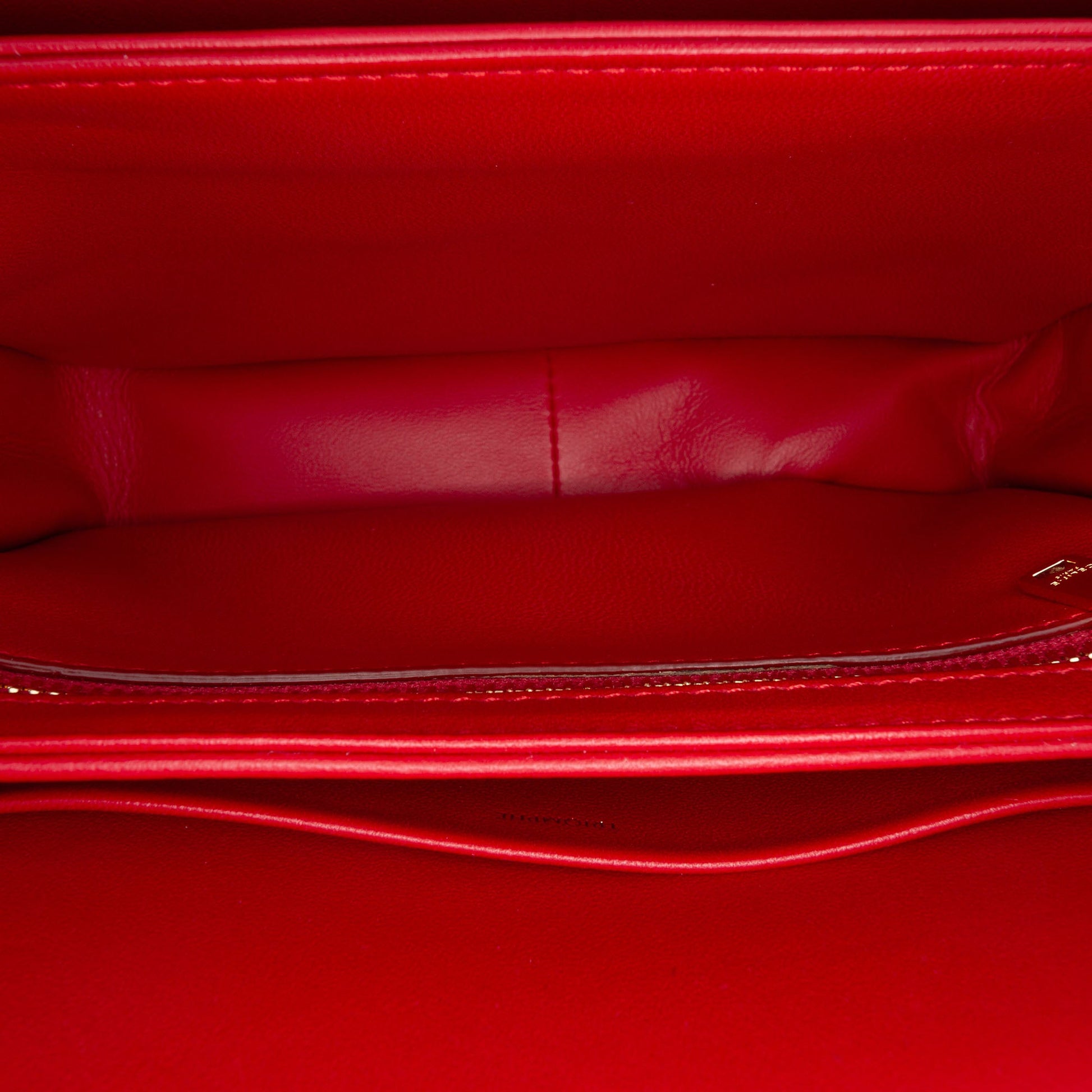 Celine Teen Shiny Calfskin Triomphe Crossbody