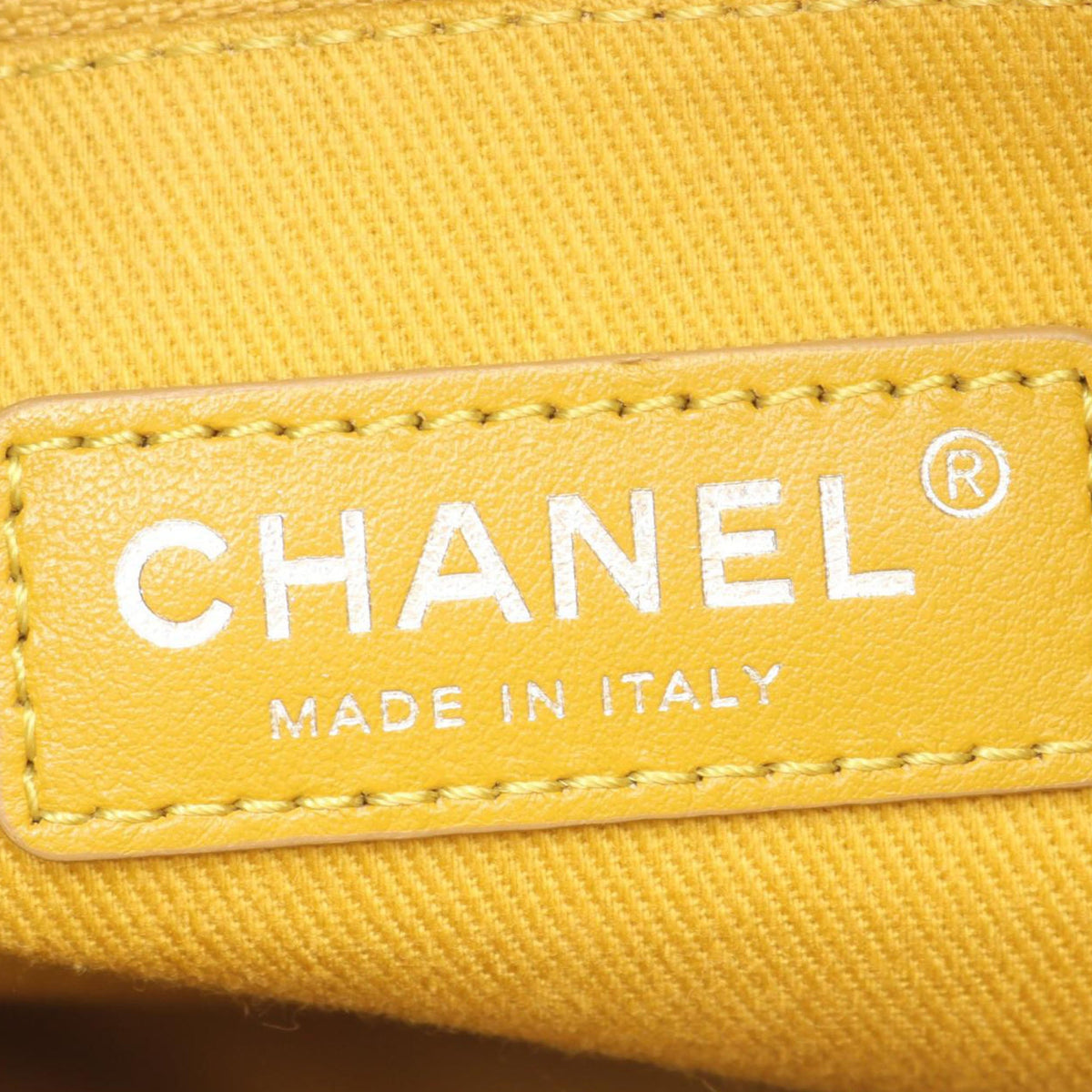 Chanel CC Stitched Calfskin Top Handle Bucket bag