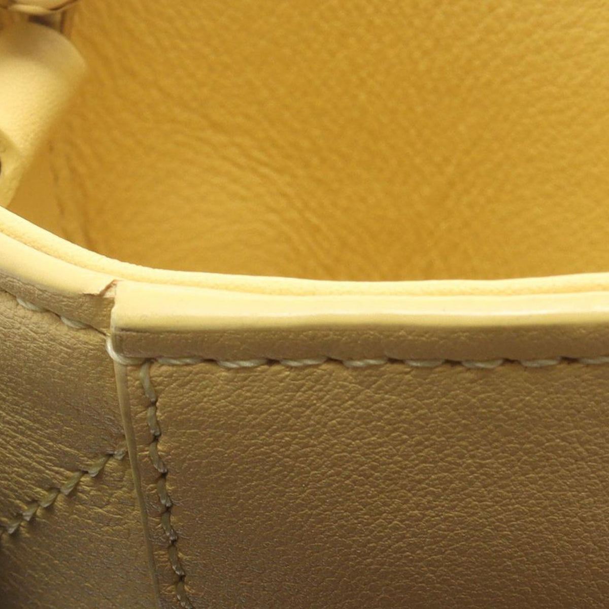 Chanel CC Stitched Calfskin Top Handle Bucket bag