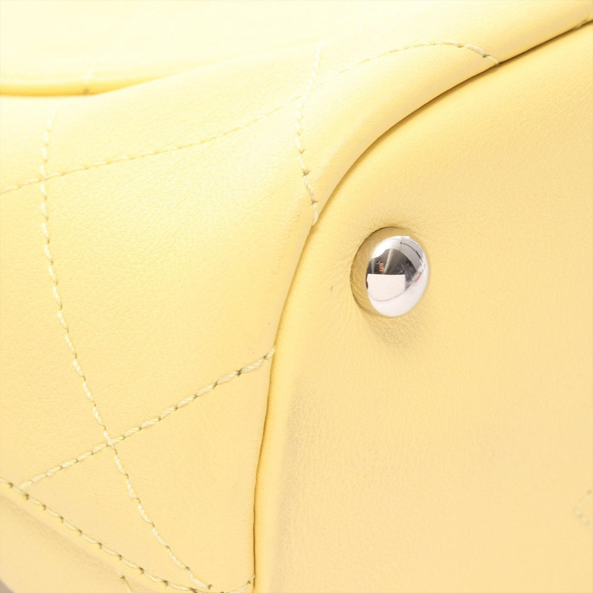 Chanel CC Stitched Calfskin Top Handle Bucket bag