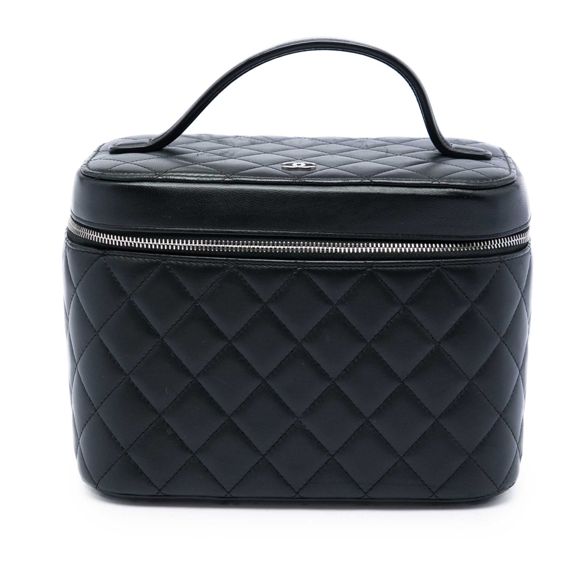 Chanel CC Quilted Lambskin Vanity Bag