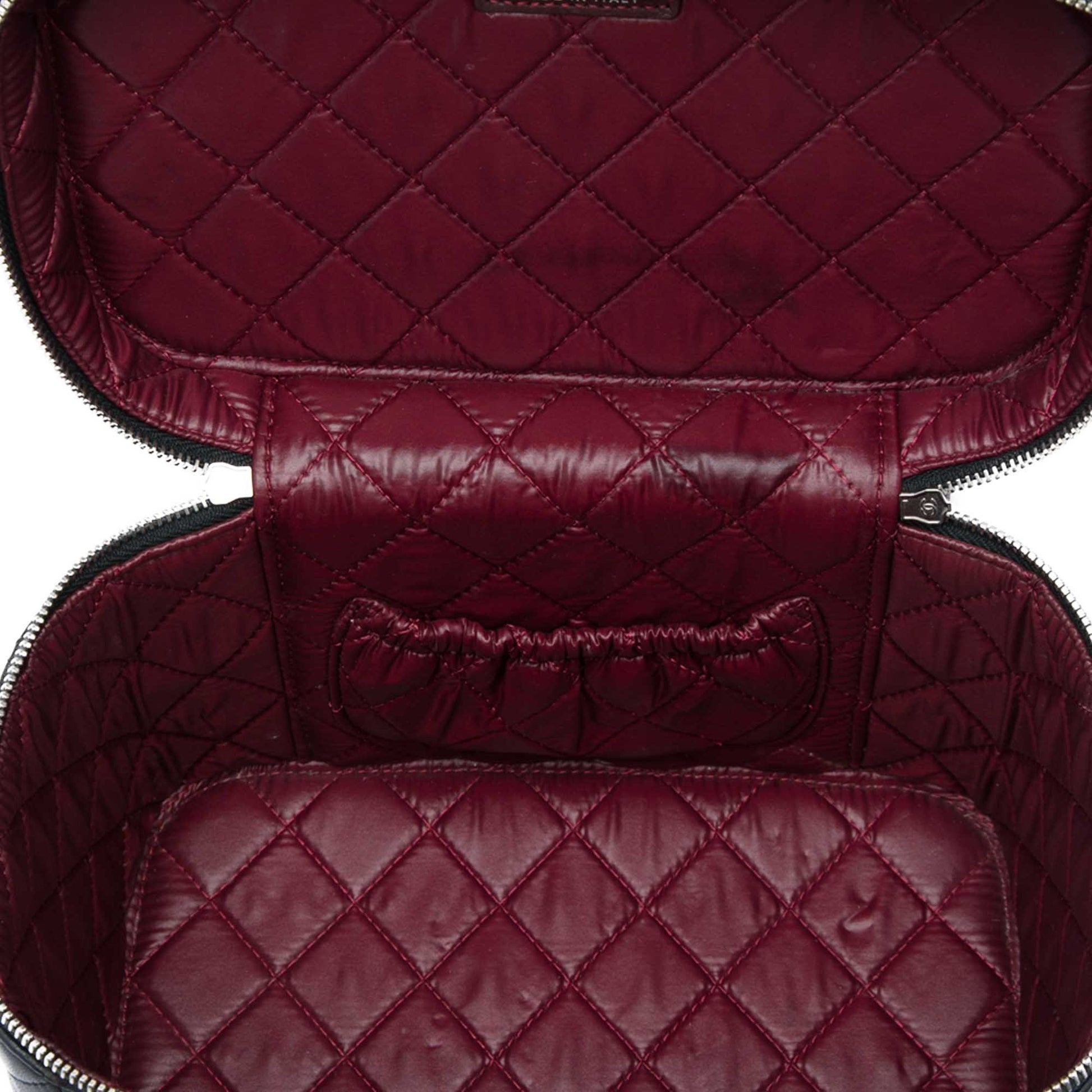 Chanel CC Quilted Lambskin Vanity Bag