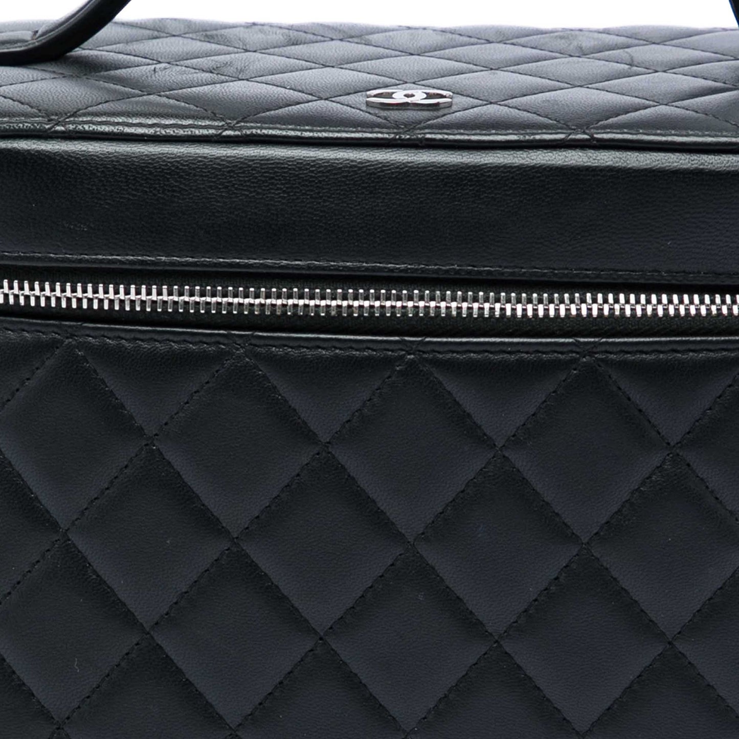 Chanel CC Quilted Lambskin Vanity Bag