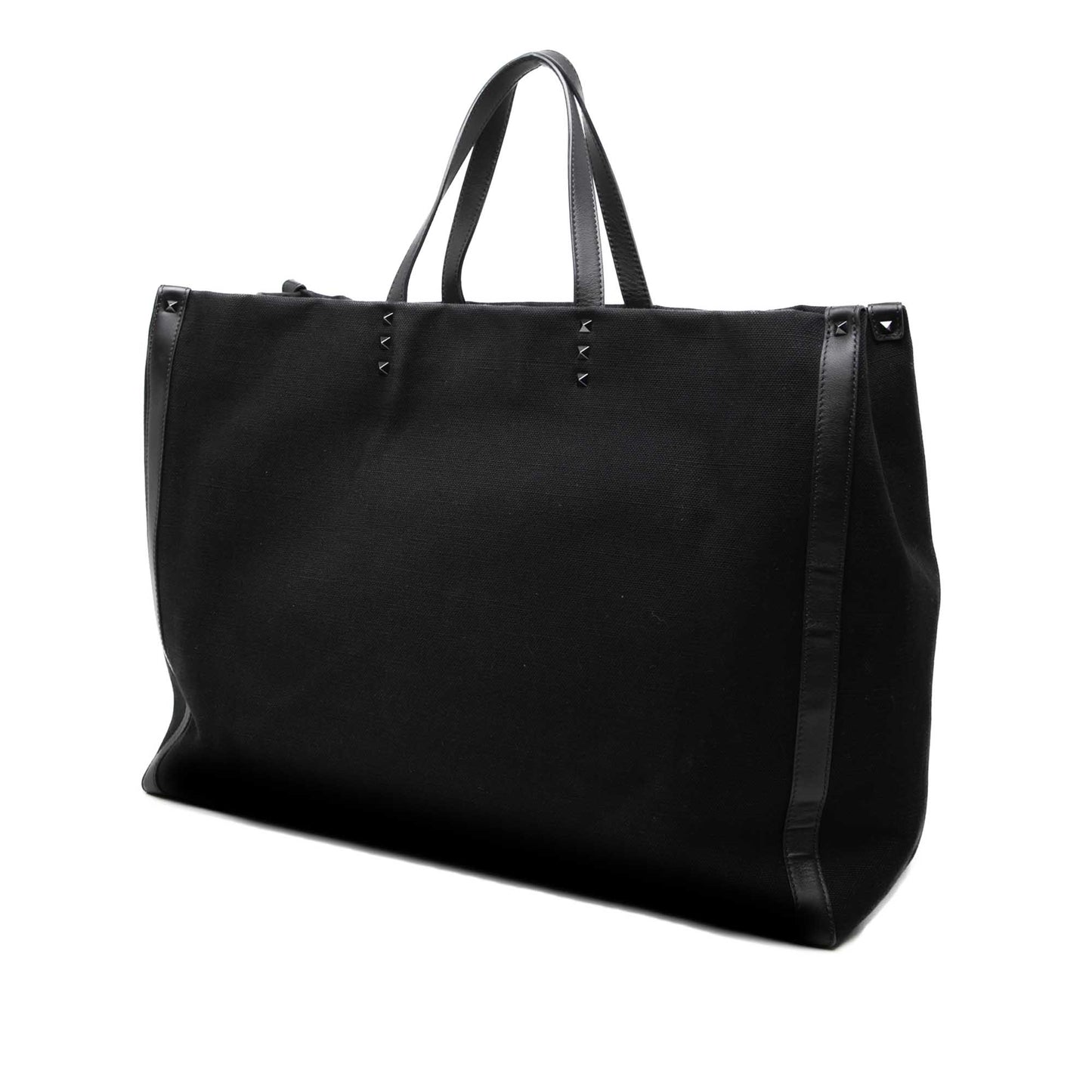 Valentino Large Canvas Rockstud VLTN Tote