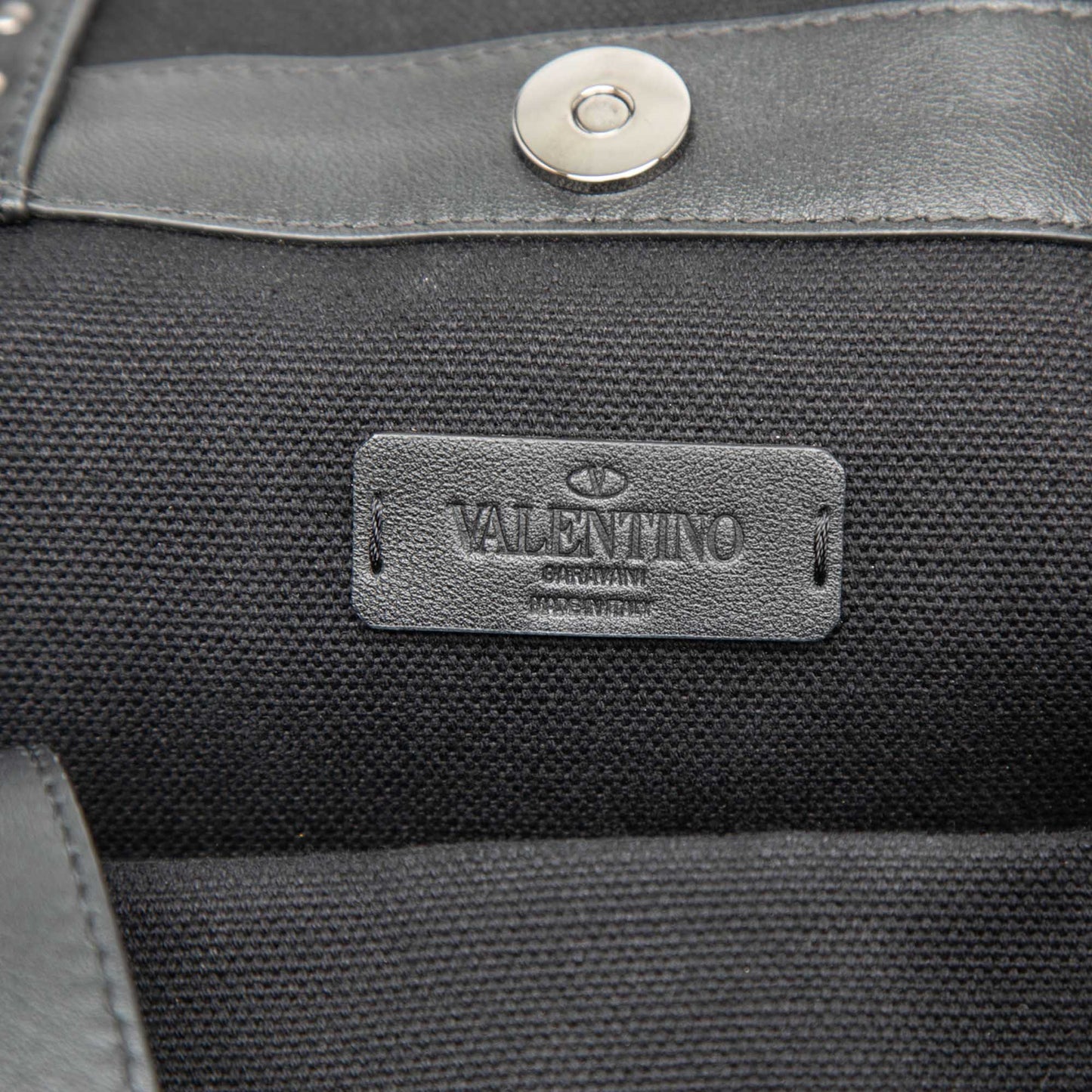 Valentino Large Canvas Rockstud VLTN Tote