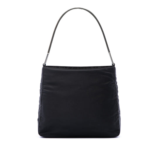 Prada Tessuto Metal Handle Bag