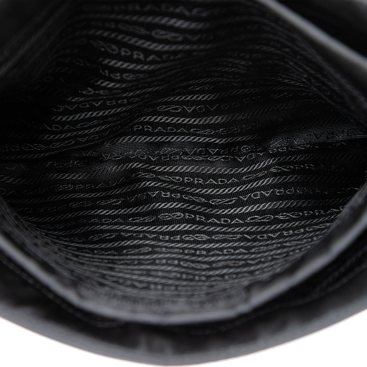 Prada Tessuto Metal Handle Bag