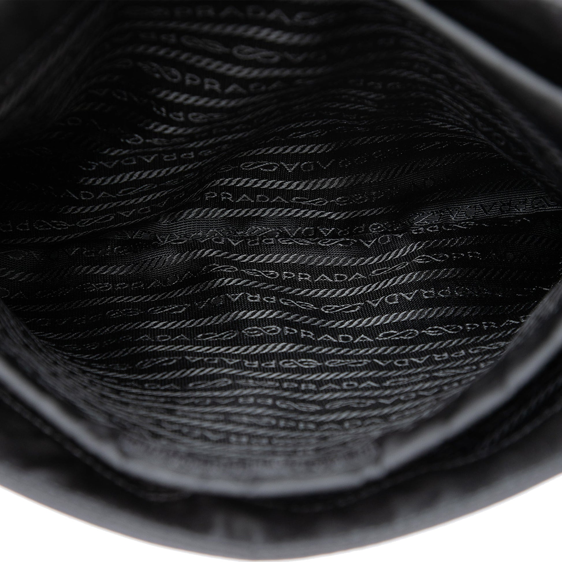 Prada Tessuto Metal Handle Bag