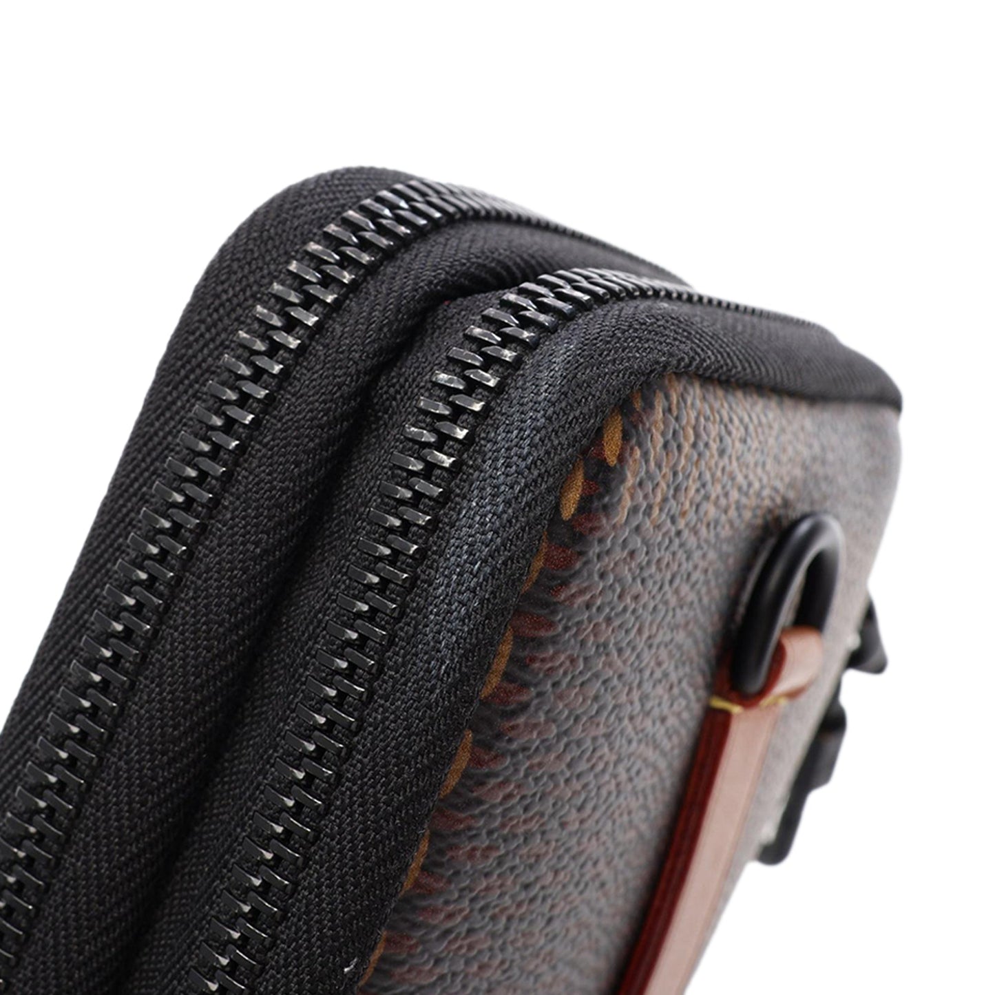 Louis Vuitton Nigo Giant Damier Ebene Tortoise Double Phone Pouch