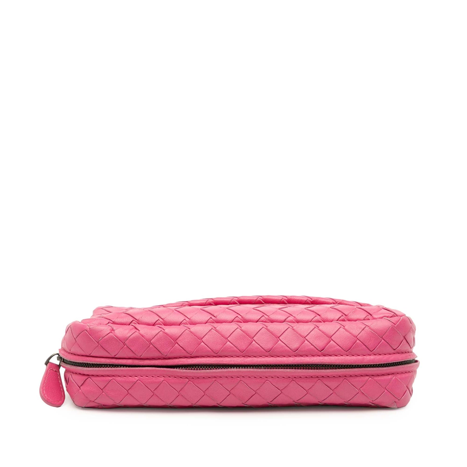 Bottega Veneta Mini Nappa Intrecciato Expandable Chain Flap Crossbody