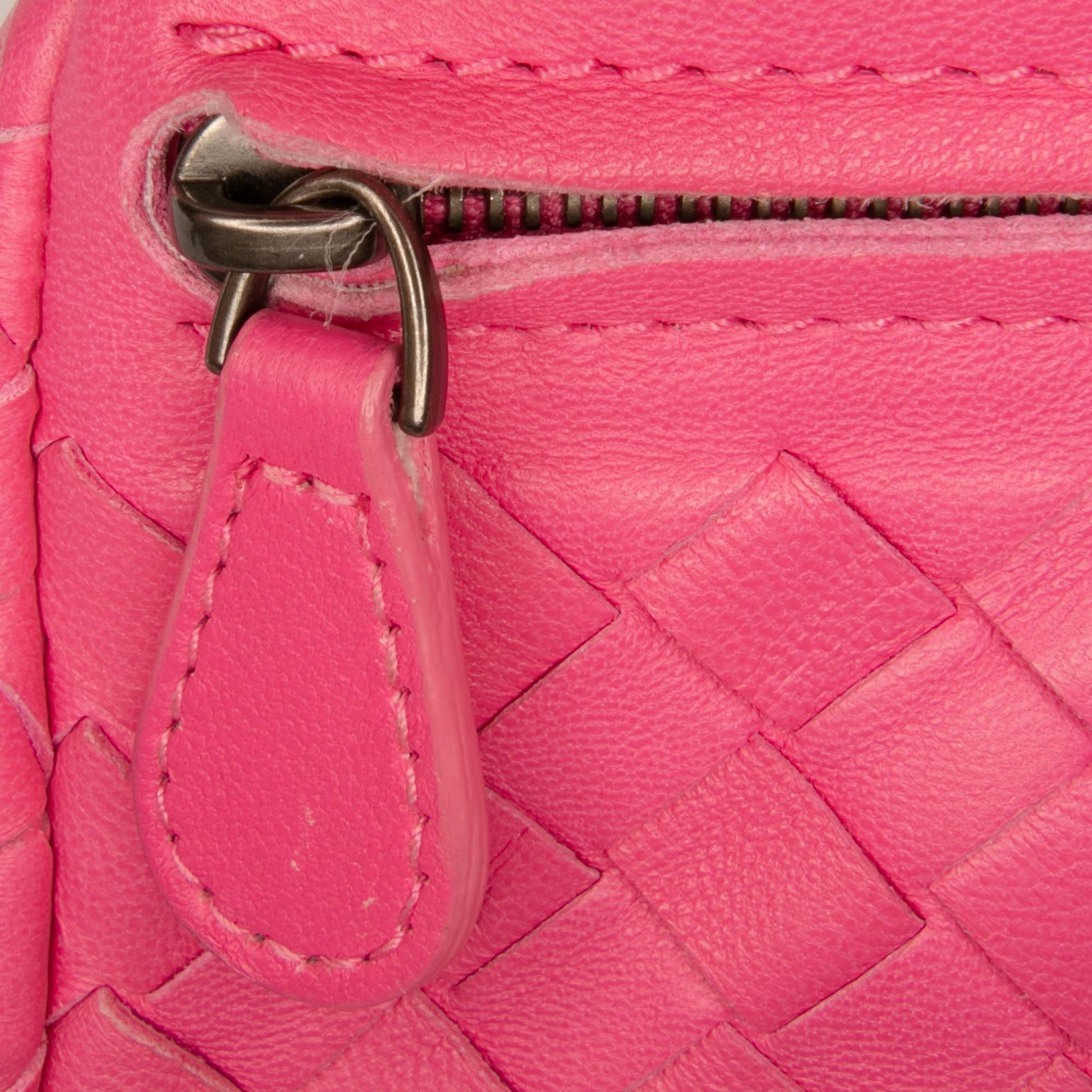 Bottega Veneta Mini Nappa Intrecciato Expandable Chain Flap Crossbody
