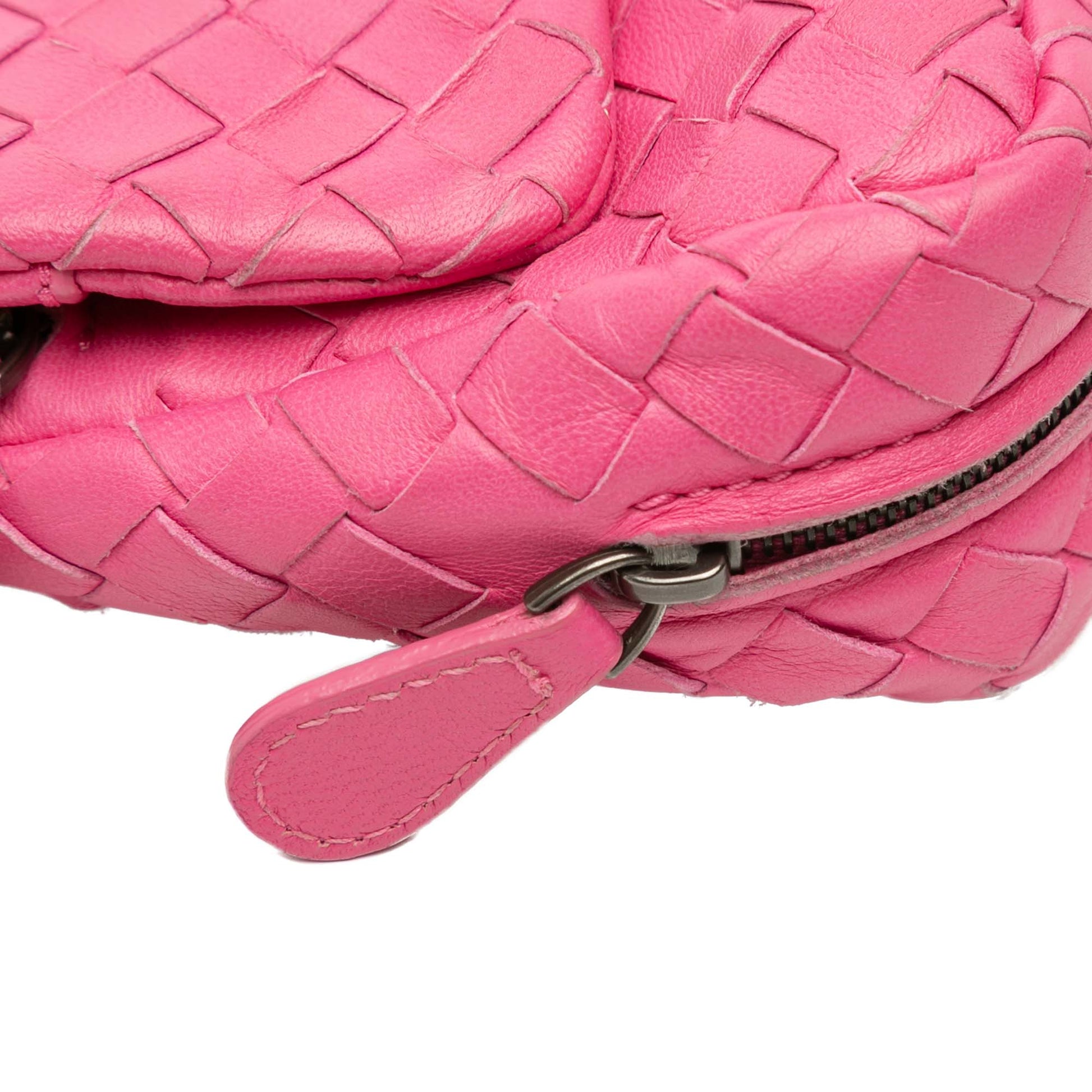 Bottega Veneta Mini Nappa Intrecciato Expandable Chain Flap Crossbody