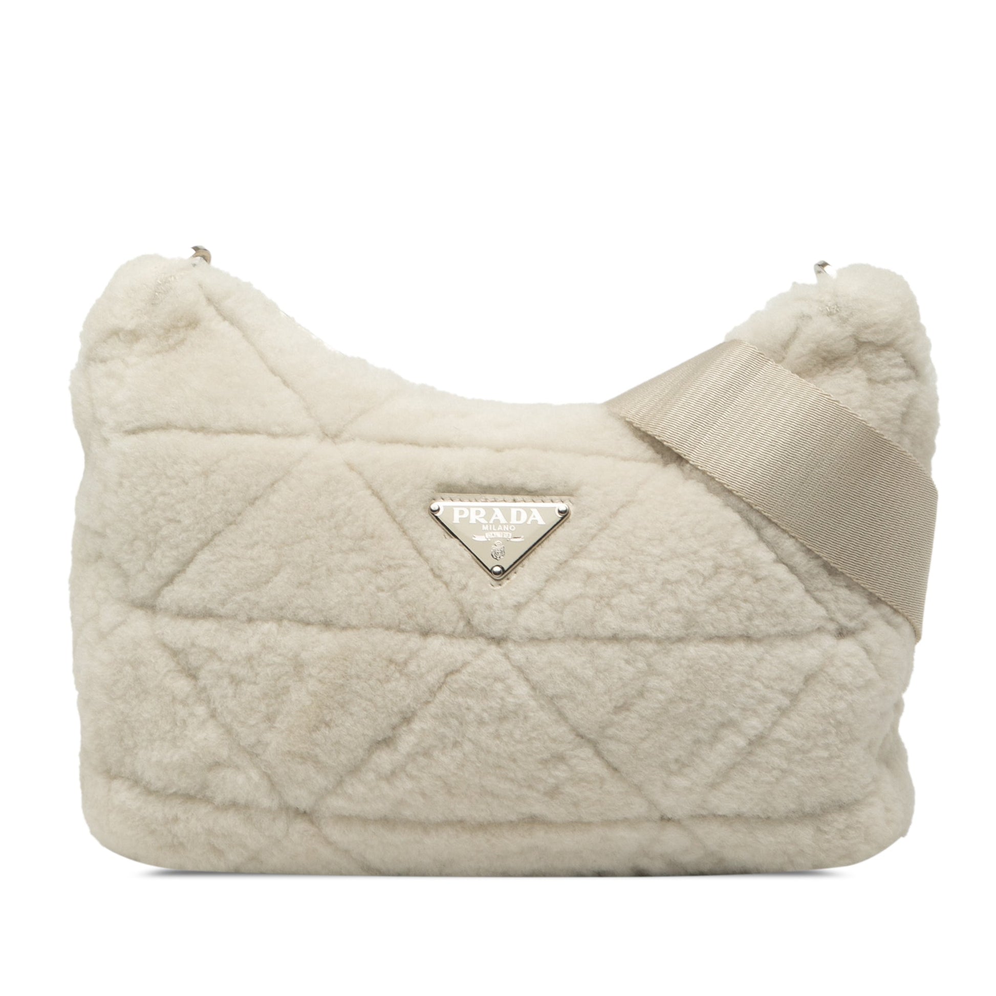 Prada Quilted Shearling Re Edition 2005 Crossbody