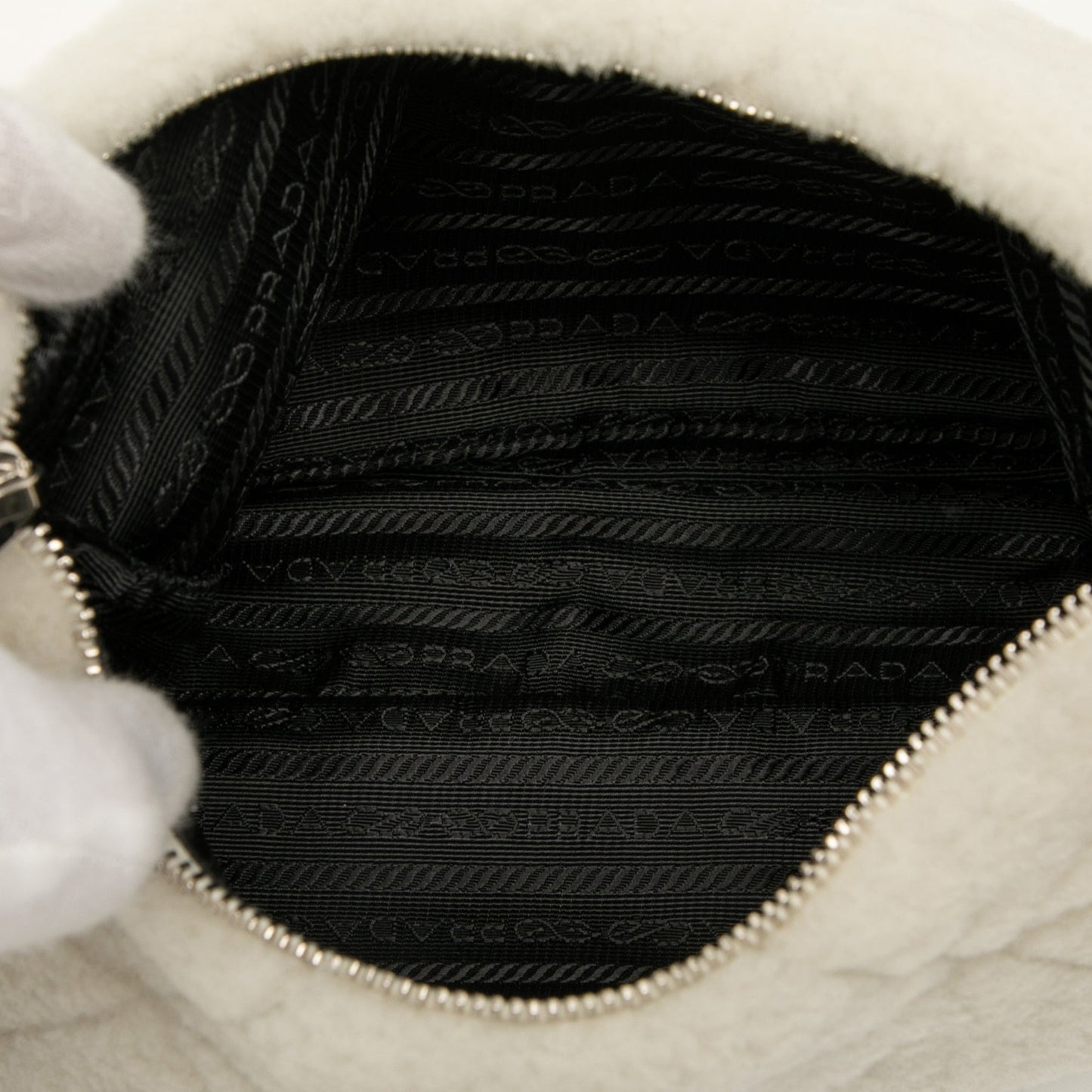 Prada Quilted Shearling Re Edition 2005 Crossbody