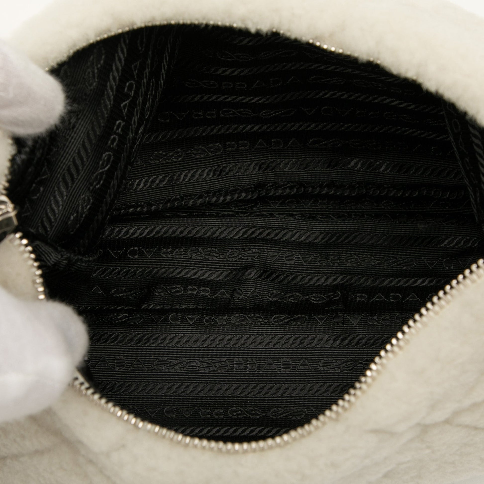 Prada Quilted Shearling Re Edition 2005 Crossbody