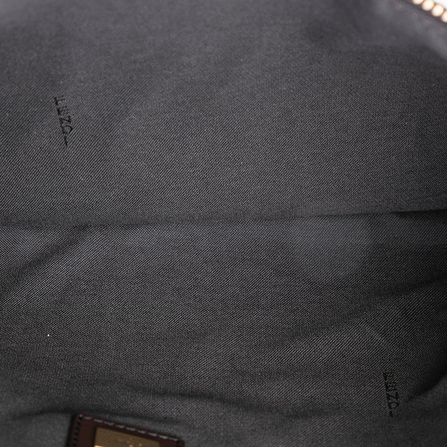 Fendi Zucchino Suede Clutch