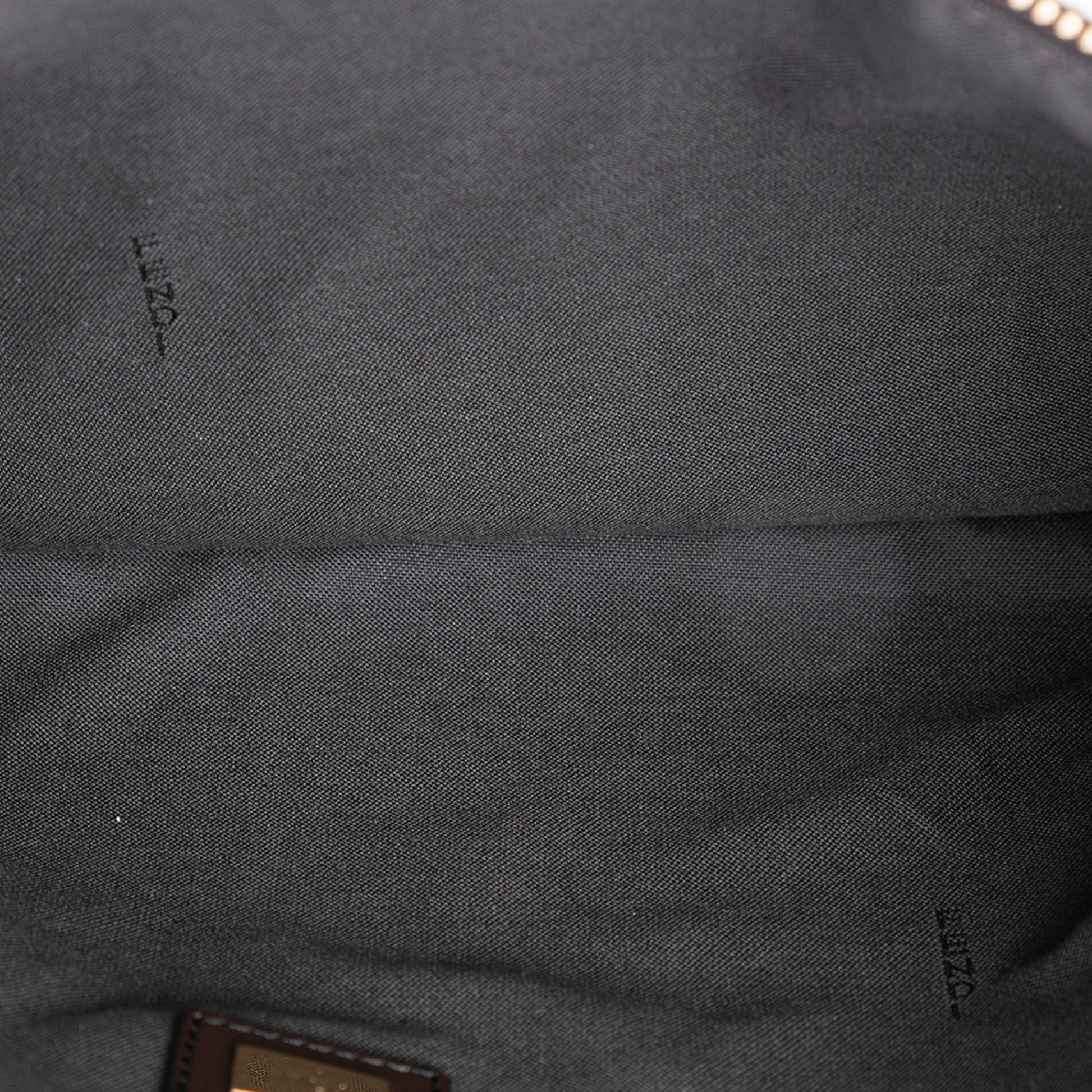 Fendi Zucchino Suede Clutch