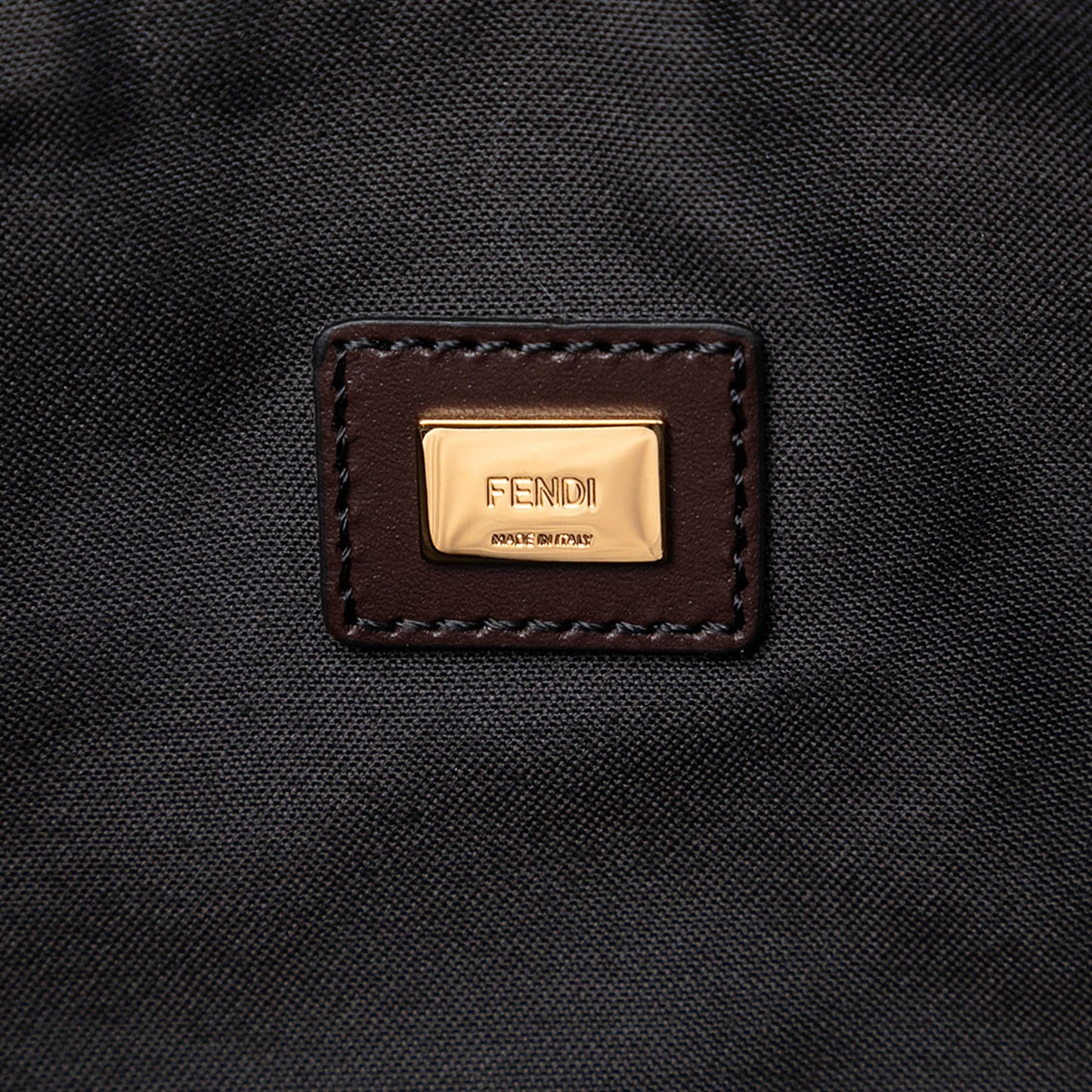 Fendi Zucchino Suede Clutch