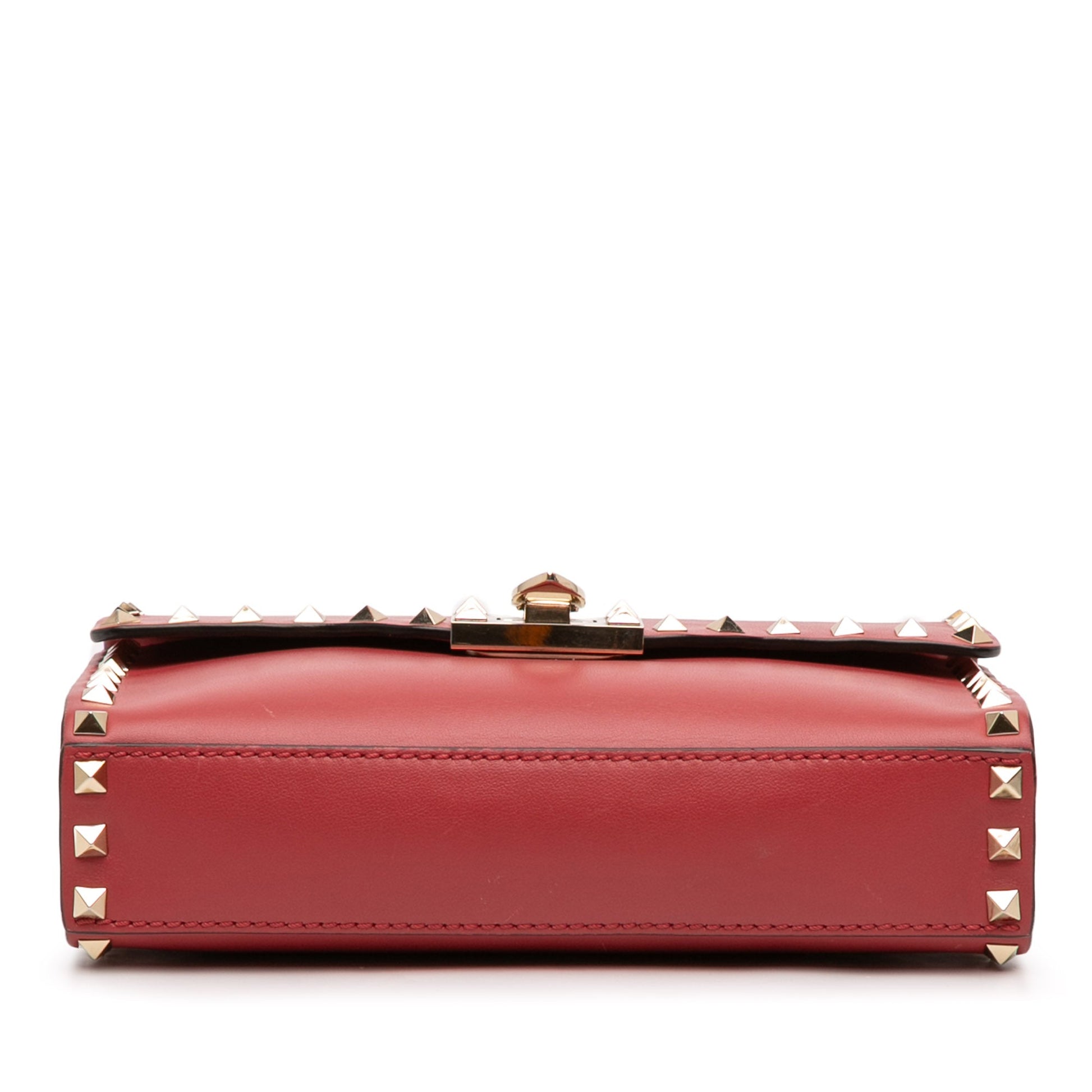 Valentino Small Leather Rockstud Flap Crossbody