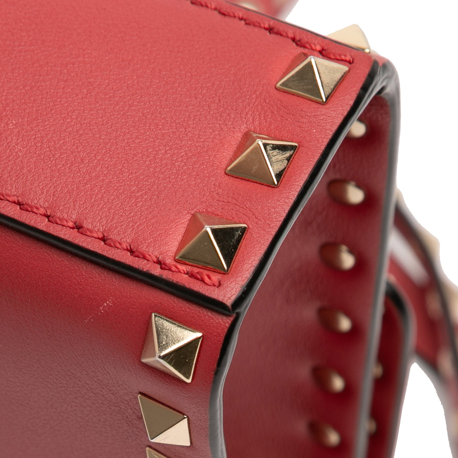 Valentino Small Leather Rockstud Flap Crossbody