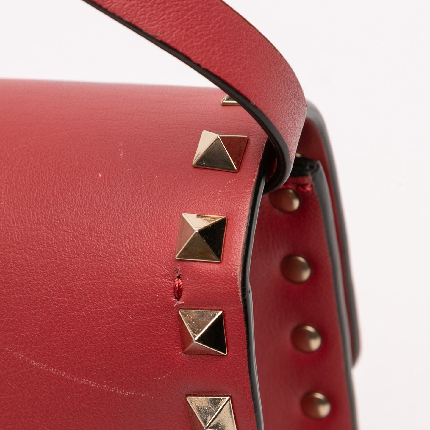 Valentino Small Leather Rockstud Flap Crossbody