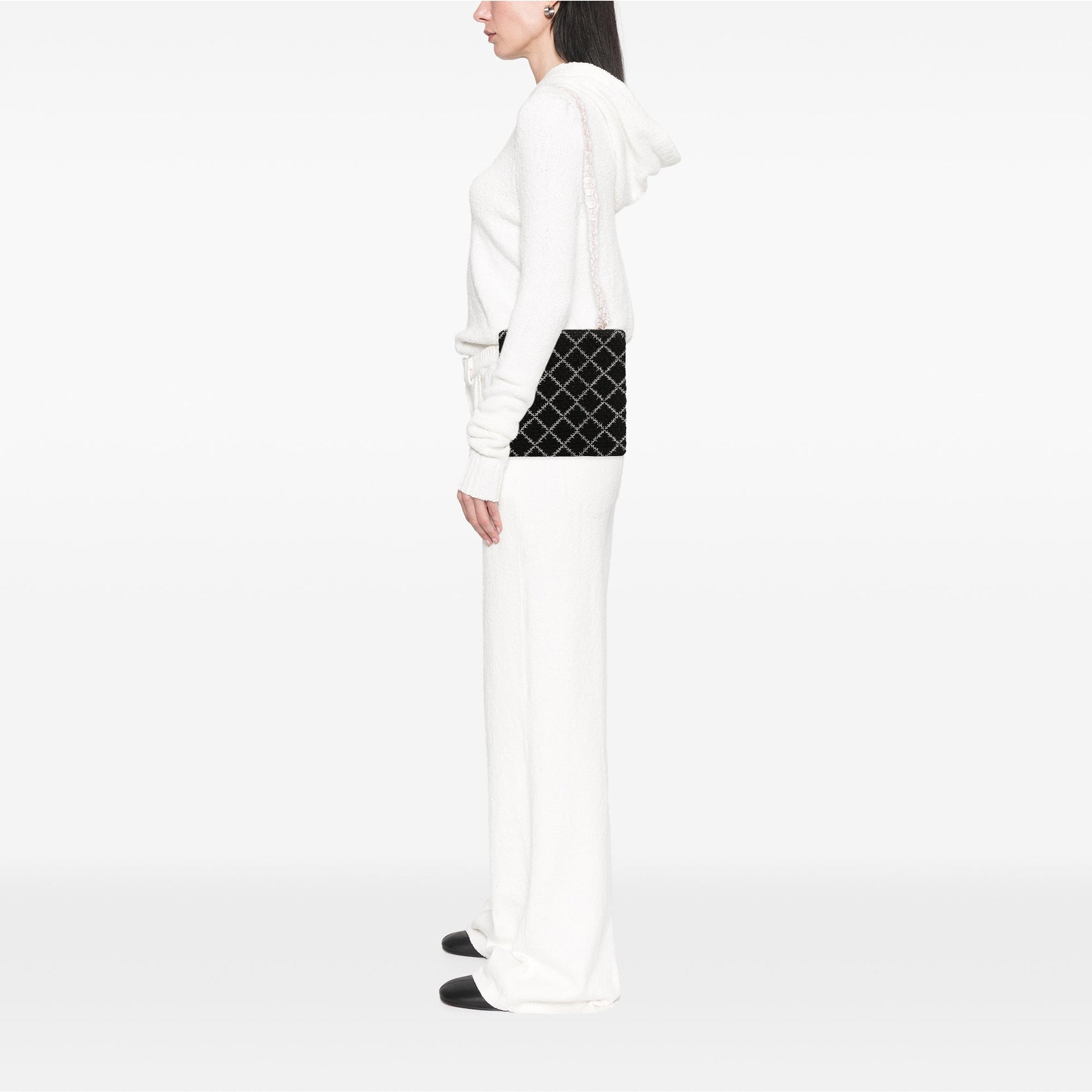 Chanel Tweed and Resin Zipped Chain Shopping Bag